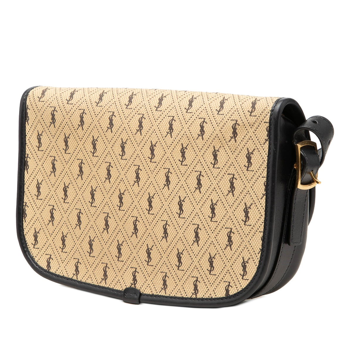 Saint Laurent Medium Canvas Monogram All Over Crossbody