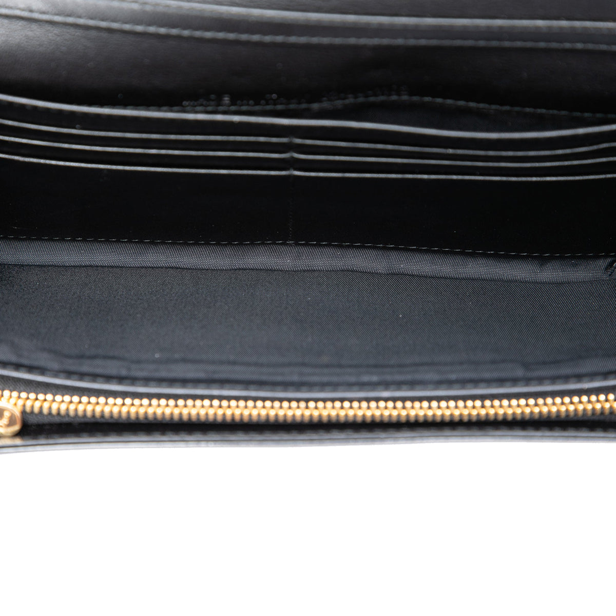 Dior Patent Cannage Lady Dior Wallet On Chain