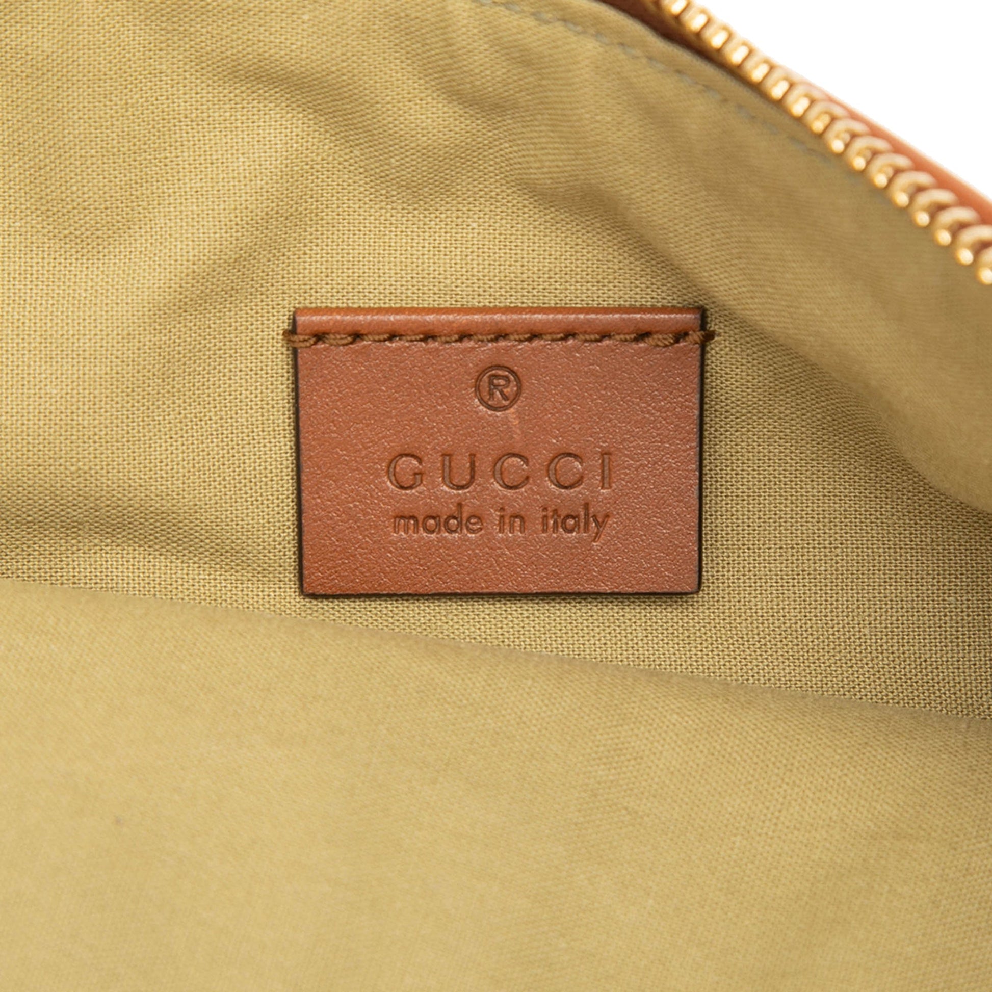 Gucci Canvas Interlocking G Web Clutch