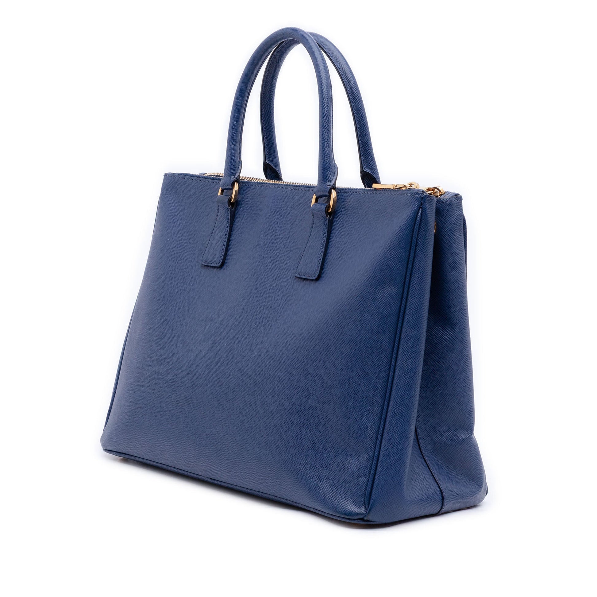 Prada Large Saffiano Lux Galleria Double Zip Satchel
