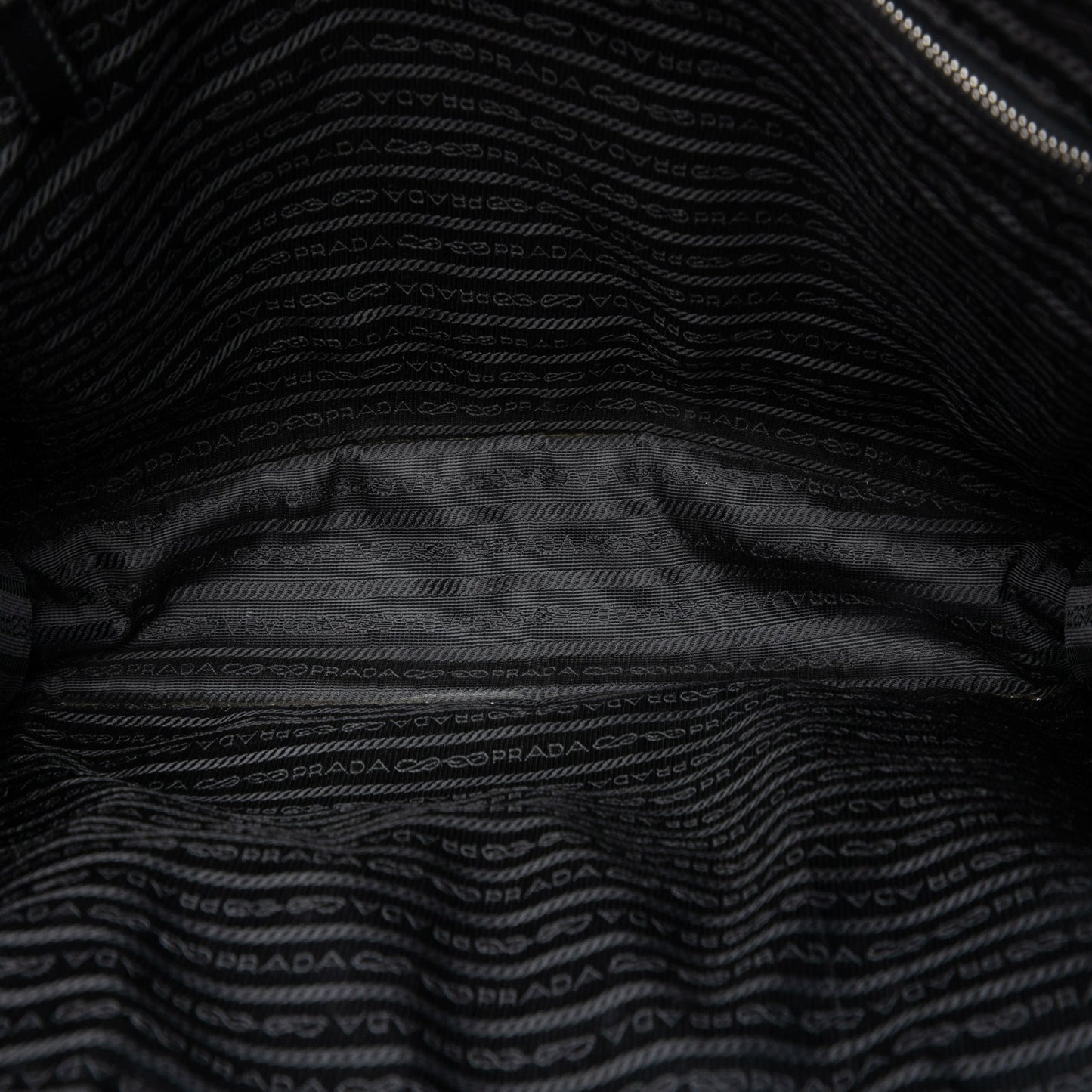 Prada Saffiano Cuir Travel Front Zip Pocket Briefcase