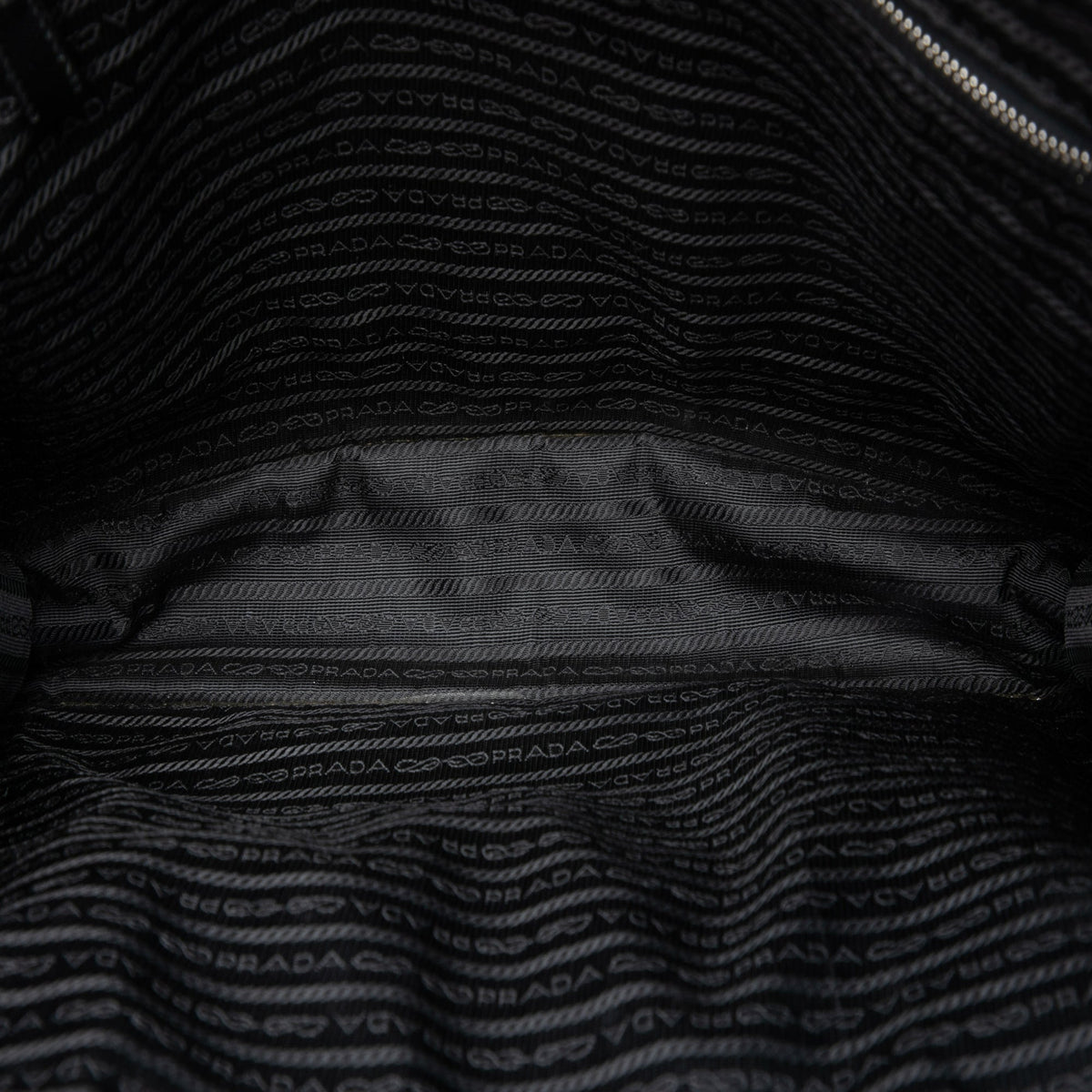 Prada Saffiano Cuir Travel Front Zip Pocket Briefcase