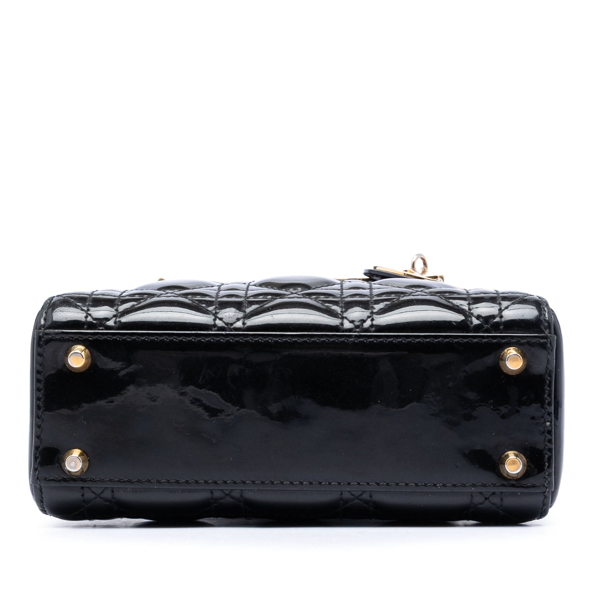 Dior Mini Patent Cannage Lady Dior