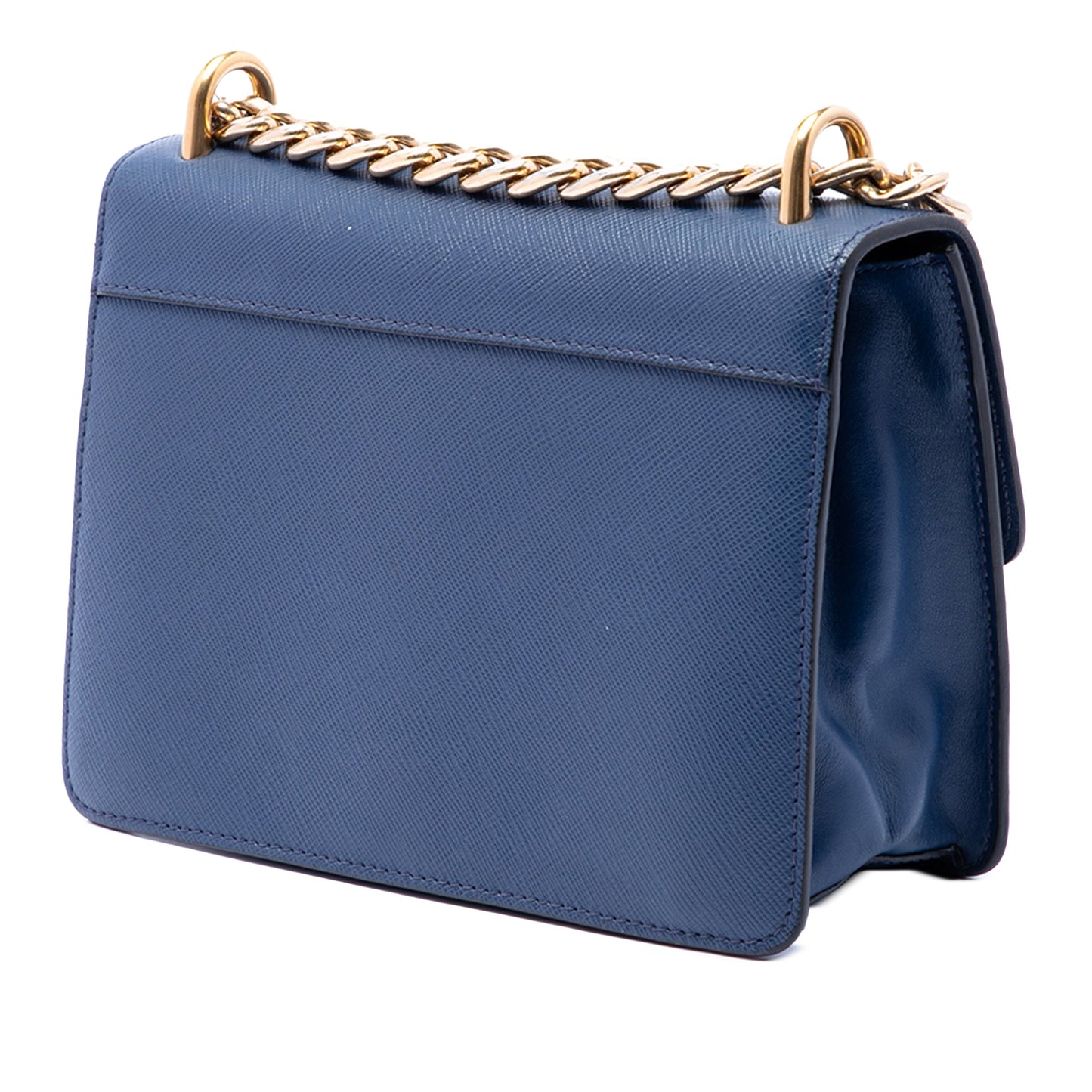Prada Saffiano Turnlock Chain Crossbody