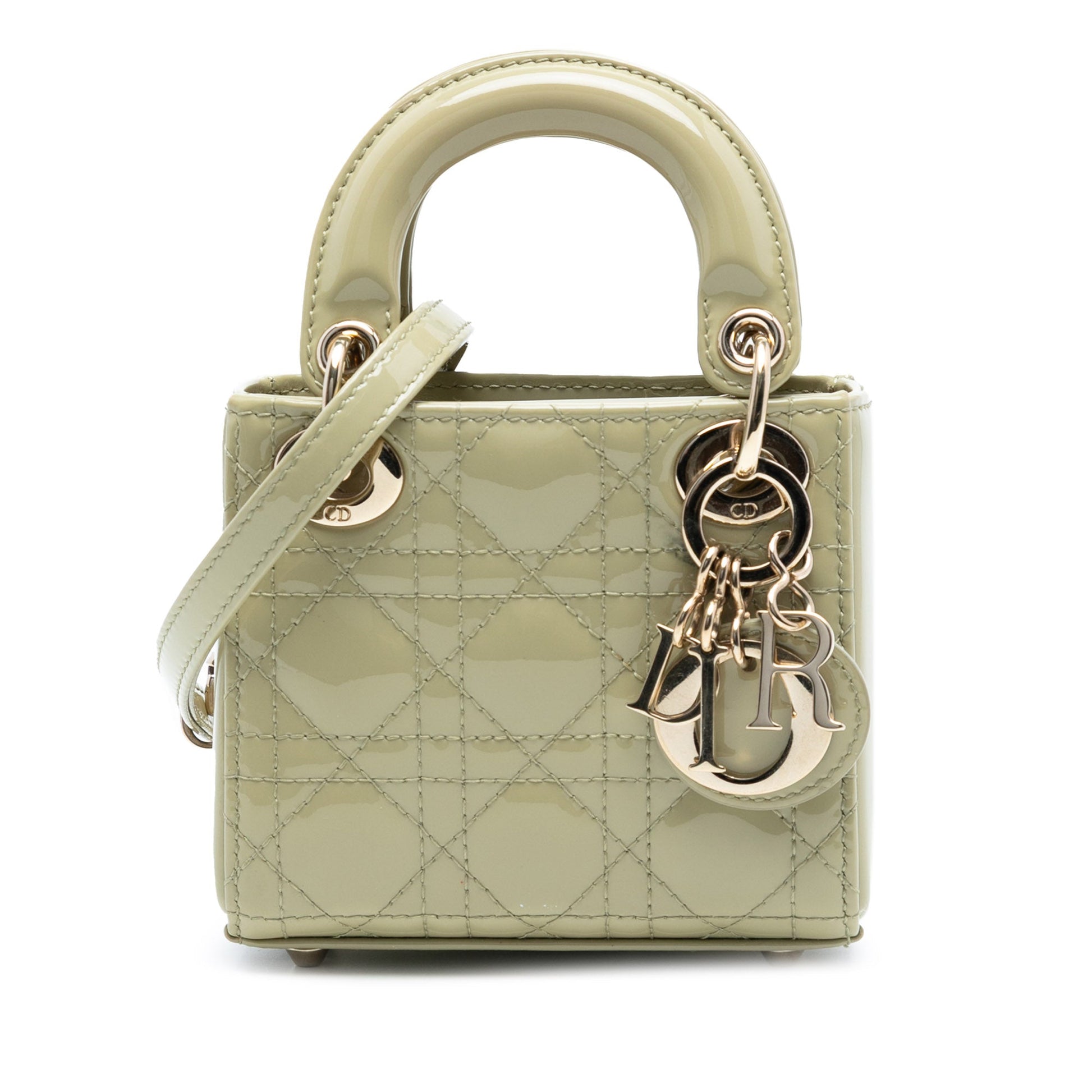 Dior Micro Patent Cannage Lady Dior