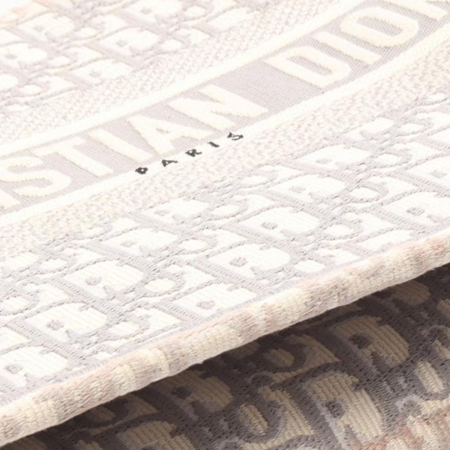 Dior Medium Oblique Embroidered Canvas Book Tote