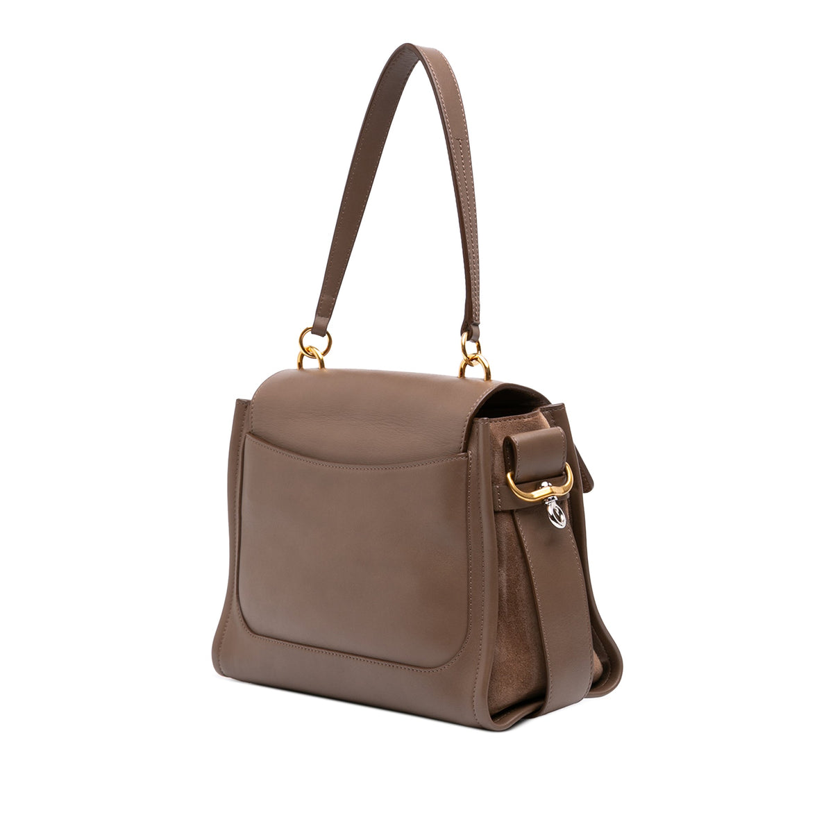 Chloé Small Calfskin and Suede Tess Day Satchel