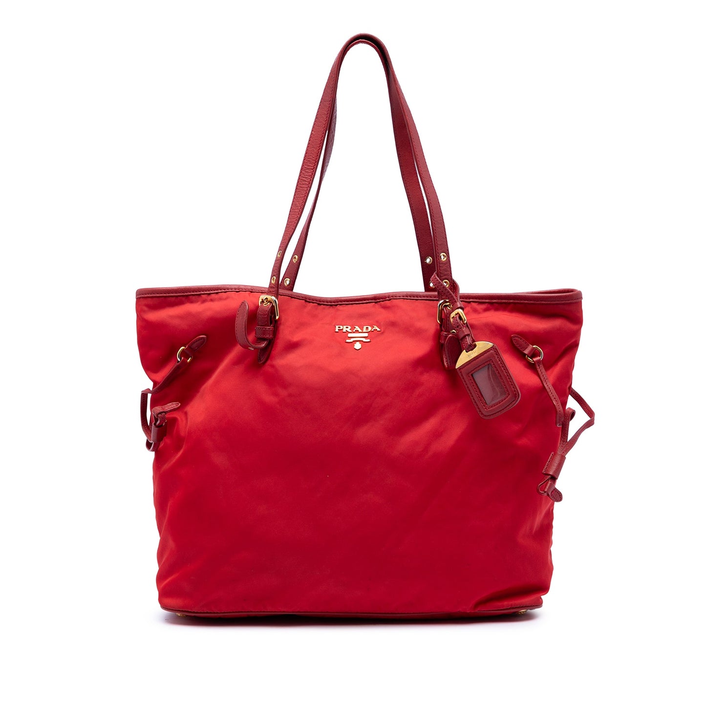 Saffiano Trimmed Tessuto Tote