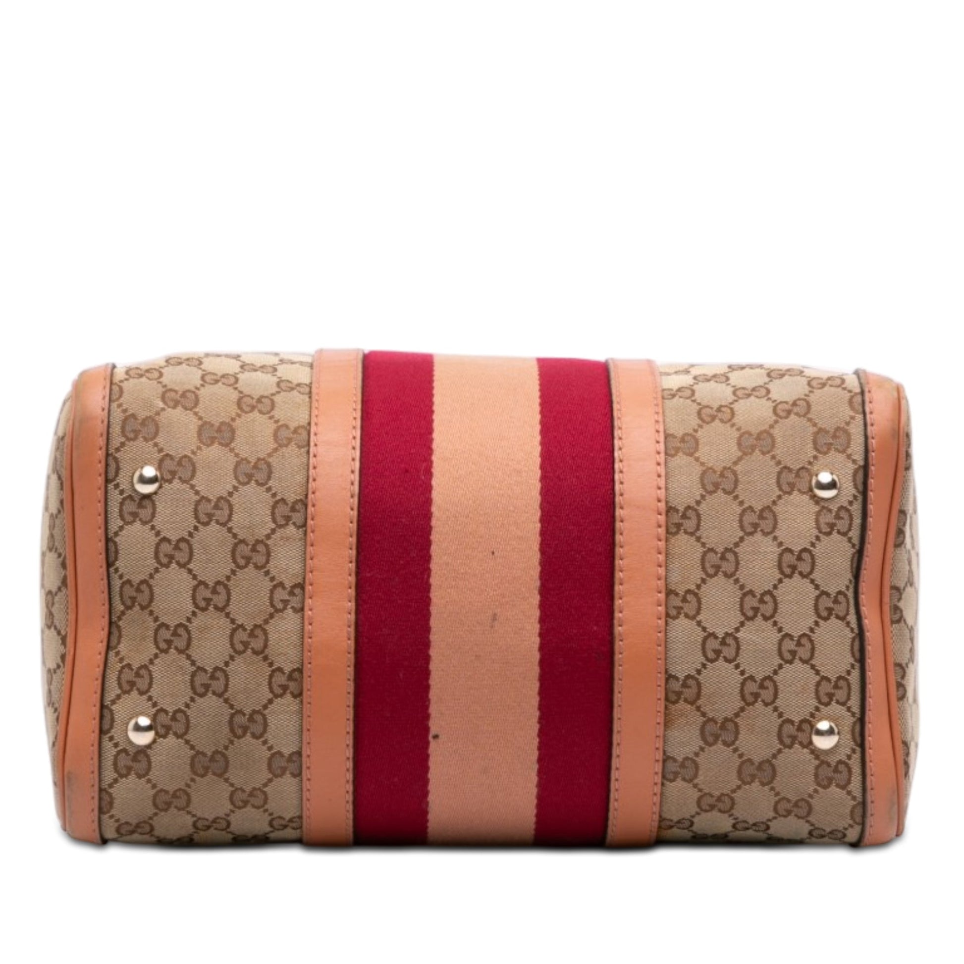 Gucci Medium GG Canvas Web Joy Boston Bag