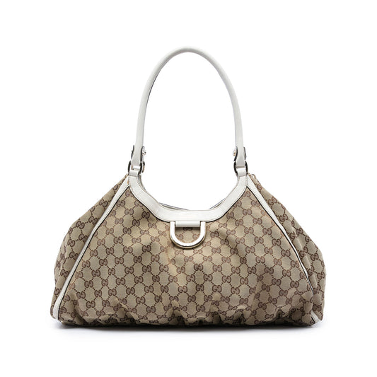 Gucci GG Canvas Abbey D Ring Shoulder Bag
