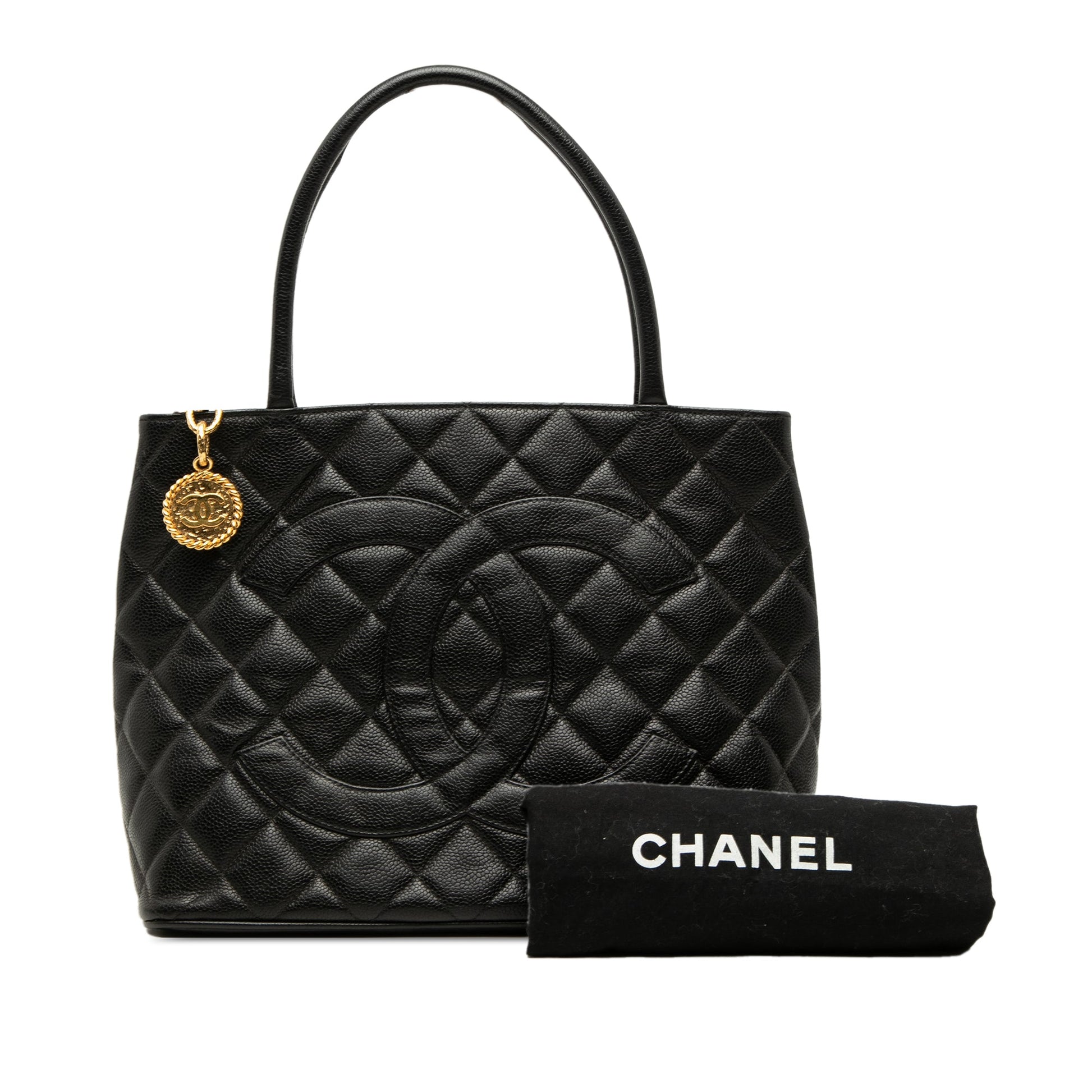 Chanel Caviar Medallion Tote