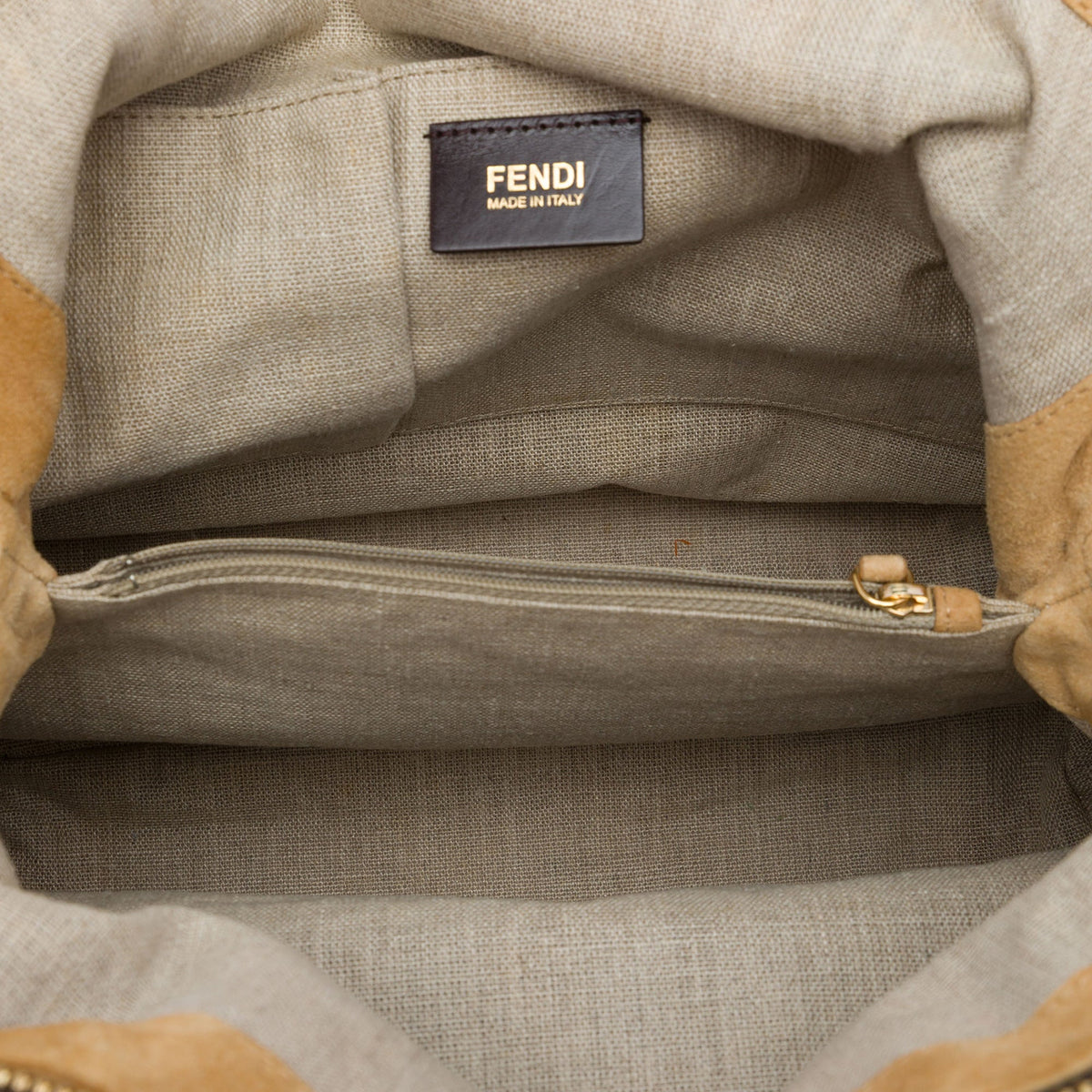 Fendi Pequin Stripe Canvas 2bag