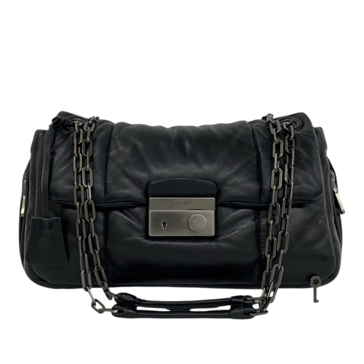 Prada Nappa Bomber Flap