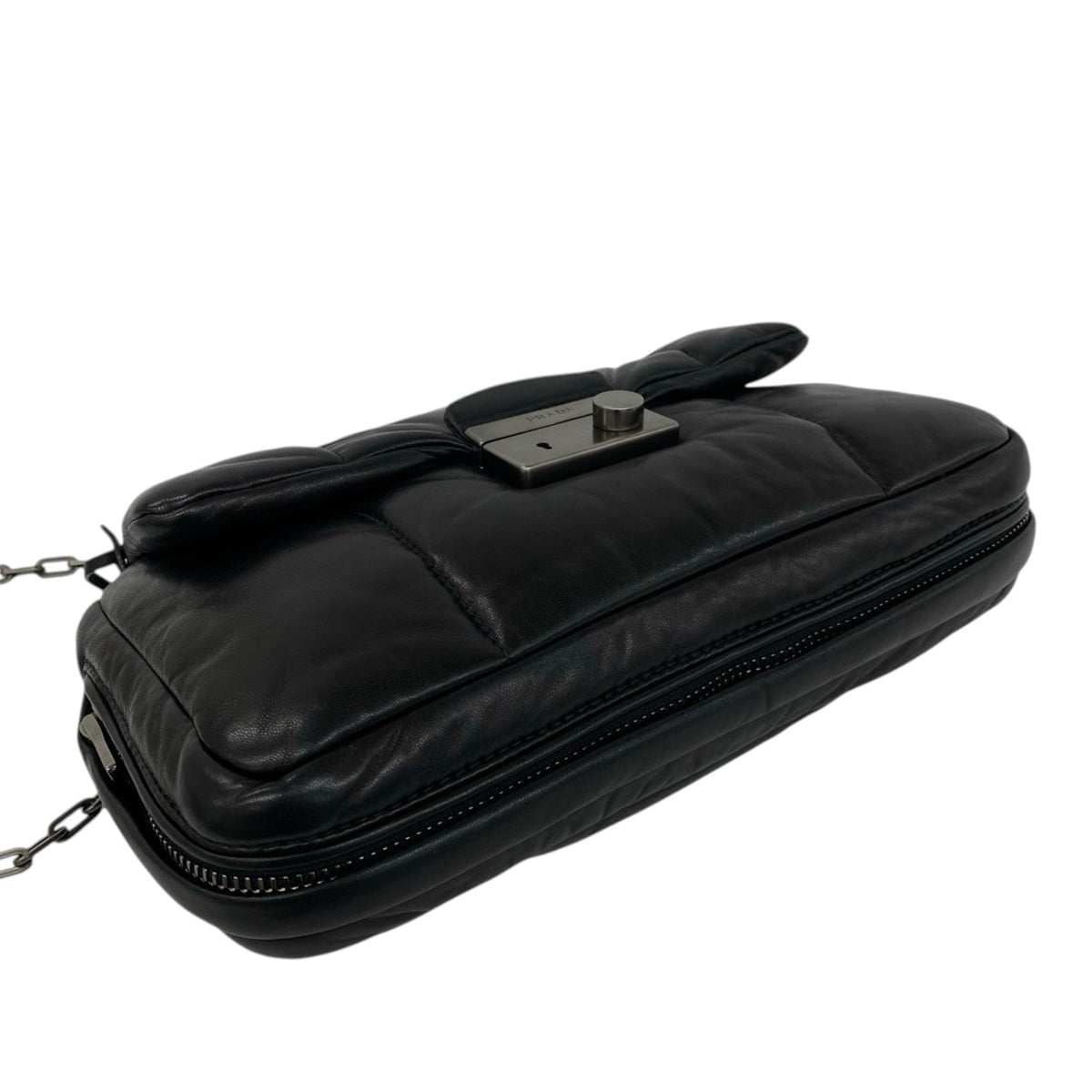 Prada Nappa Bomber Flap