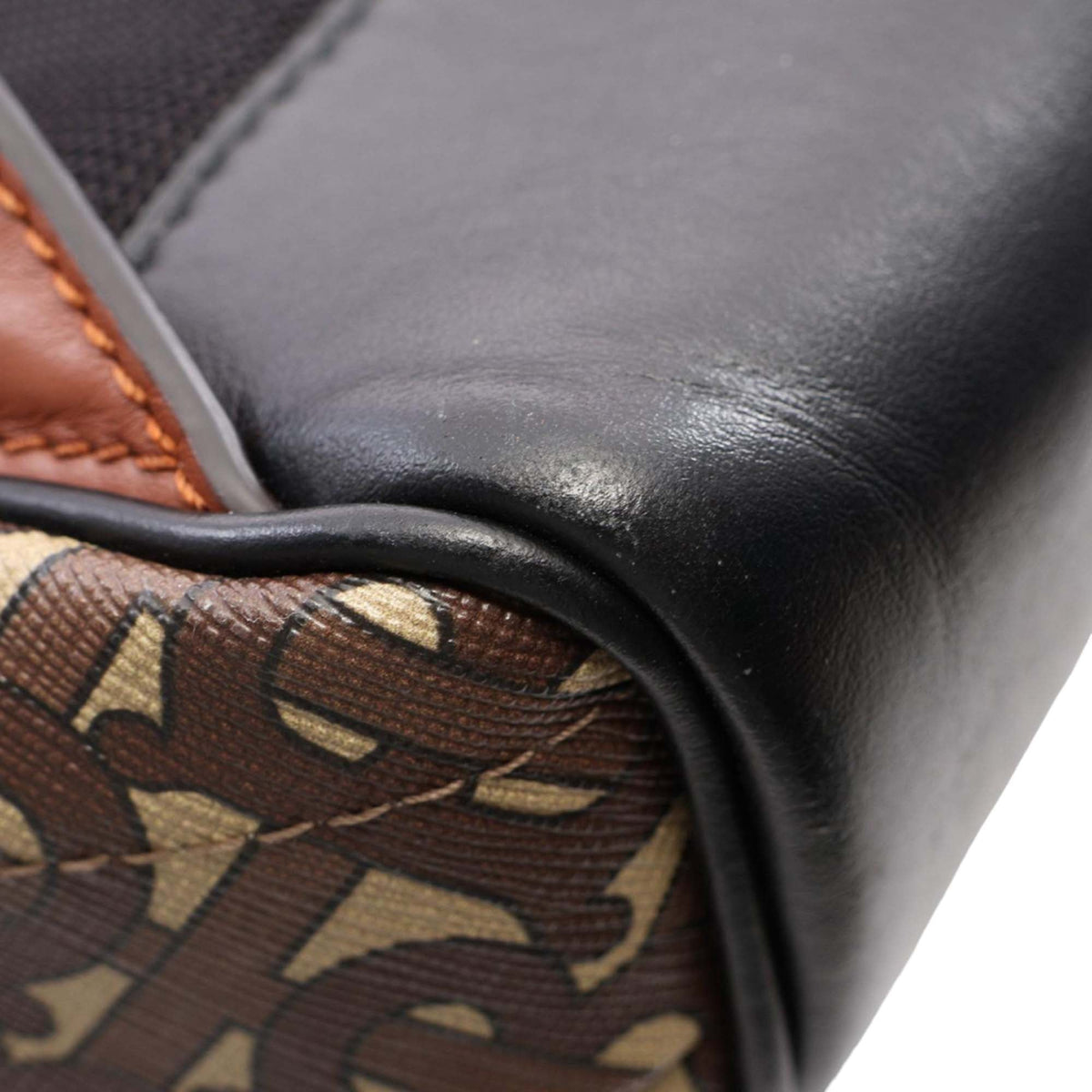 Burberry Monogram Stripe E-Canvas Backpack