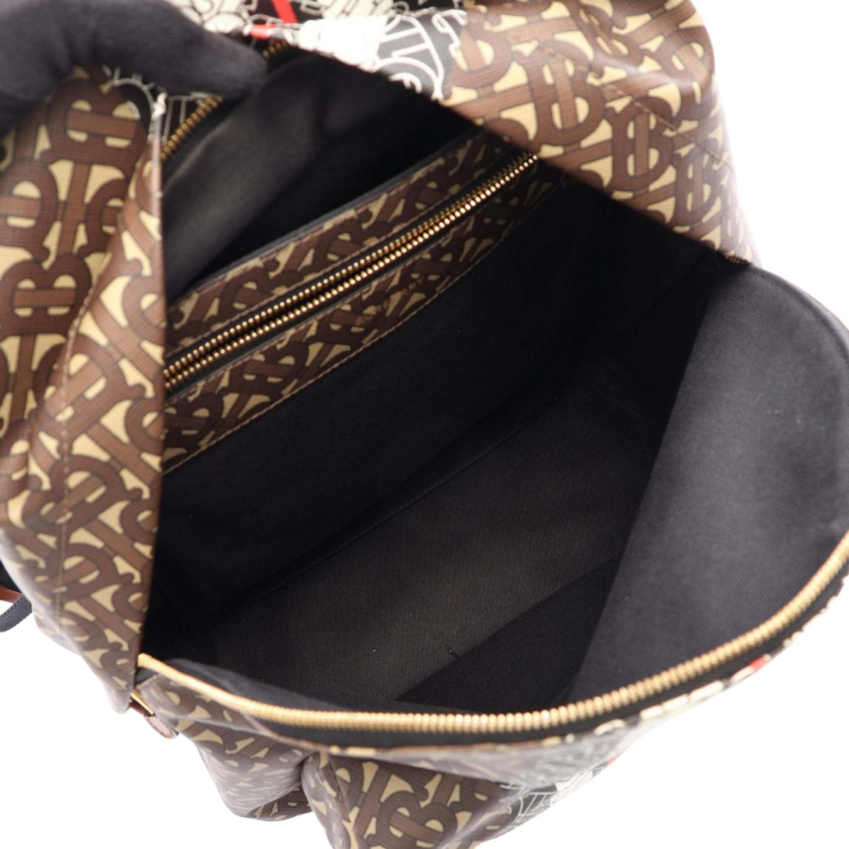 Burberry Monogram Stripe E-Canvas Backpack