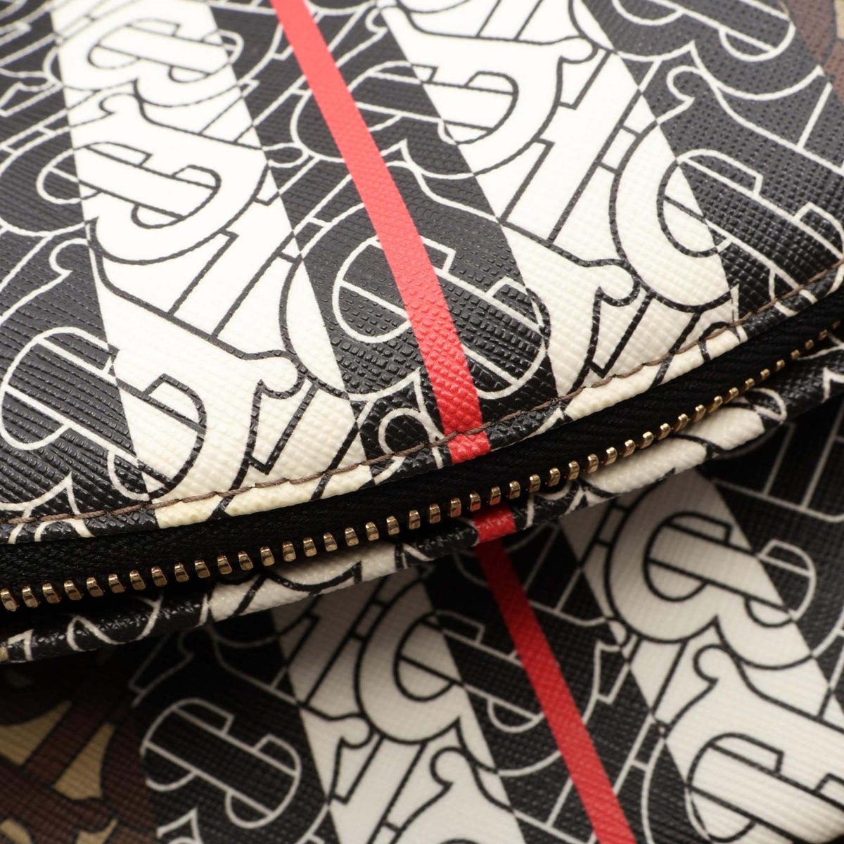 Burberry Monogram Stripe E-Canvas Backpack