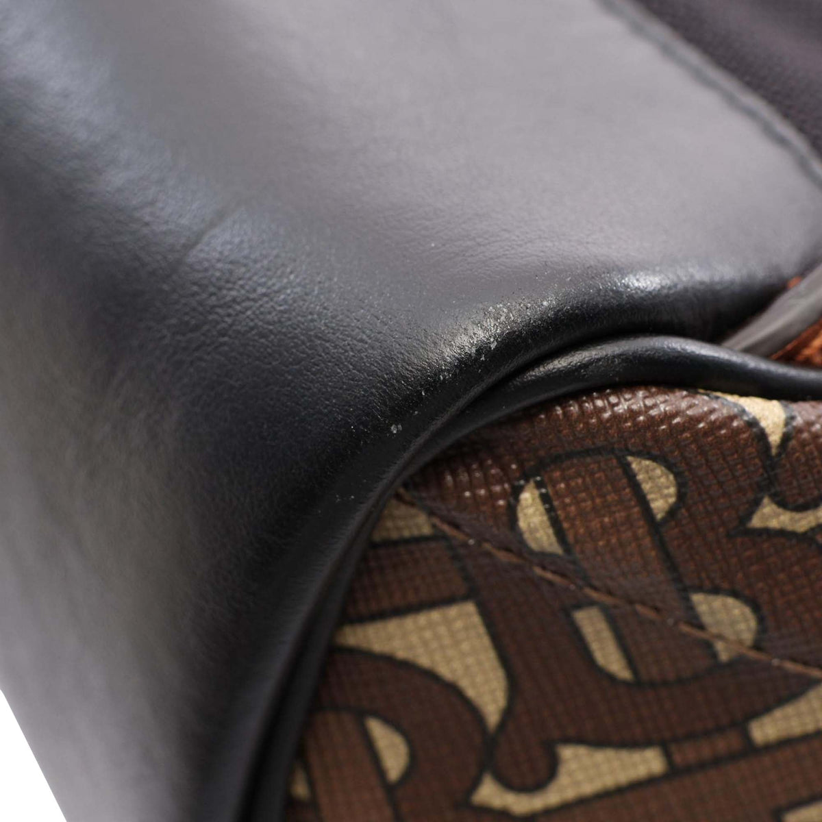 Burberry Monogram Stripe E-Canvas Backpack