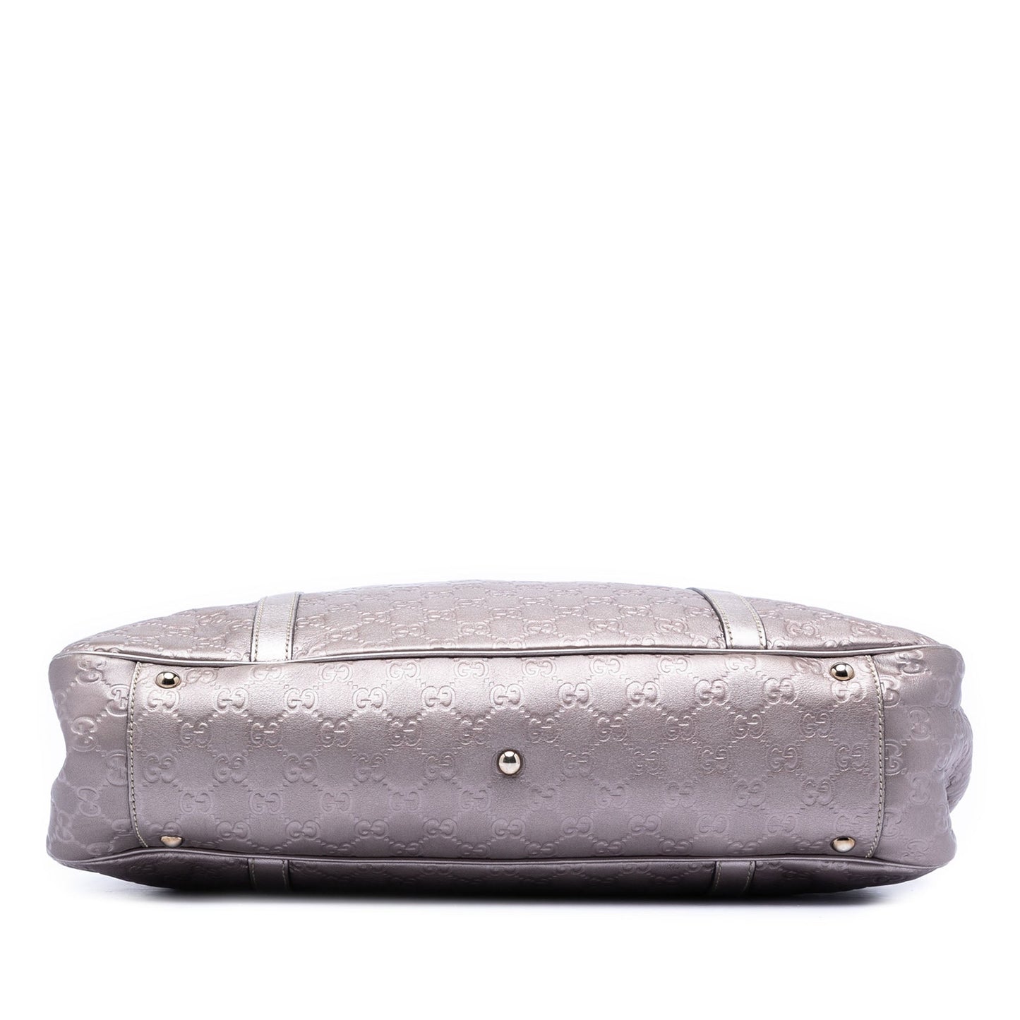 Large Metallic Guccissima Twins Tote