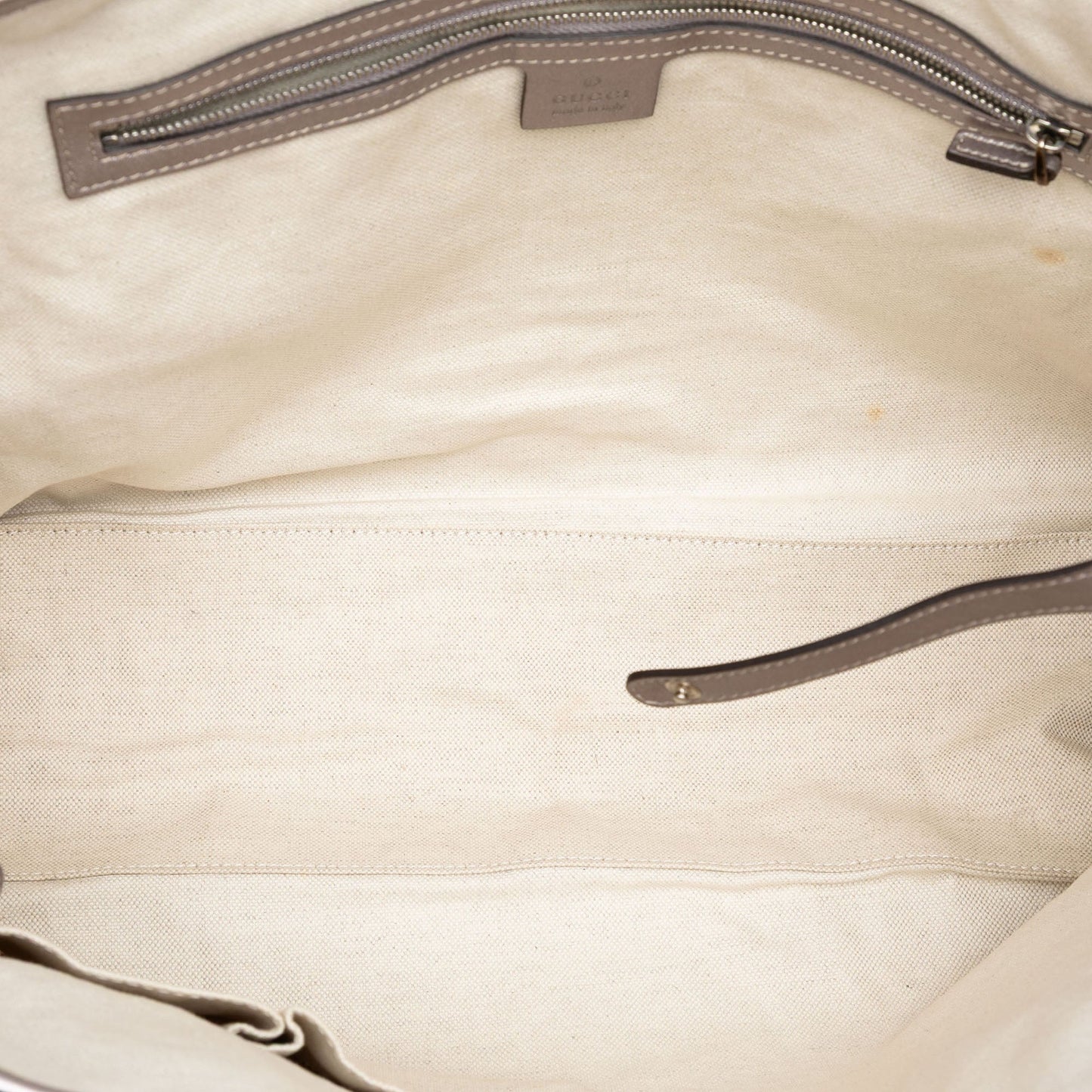 Large Metallic Guccissima Twins Tote