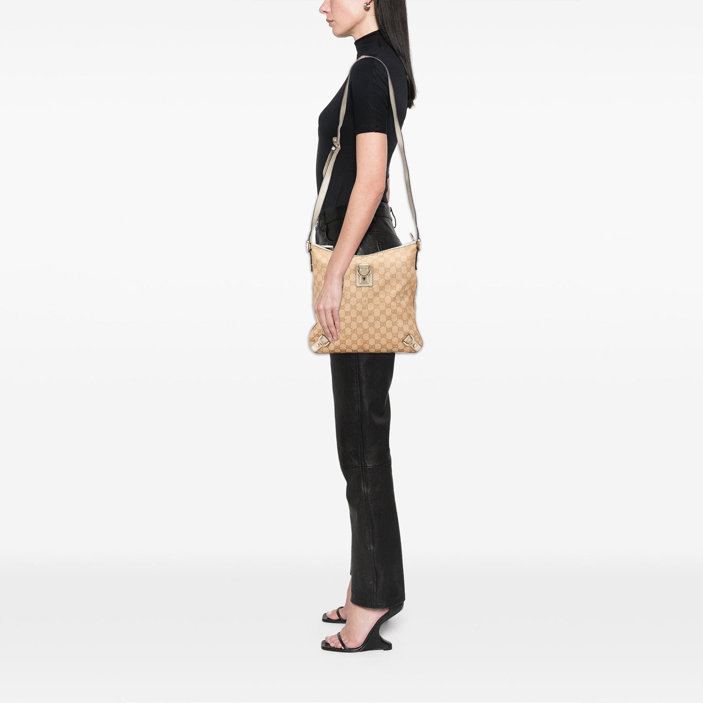 Gucci GG Canvas Abbey D Ring Crossbody