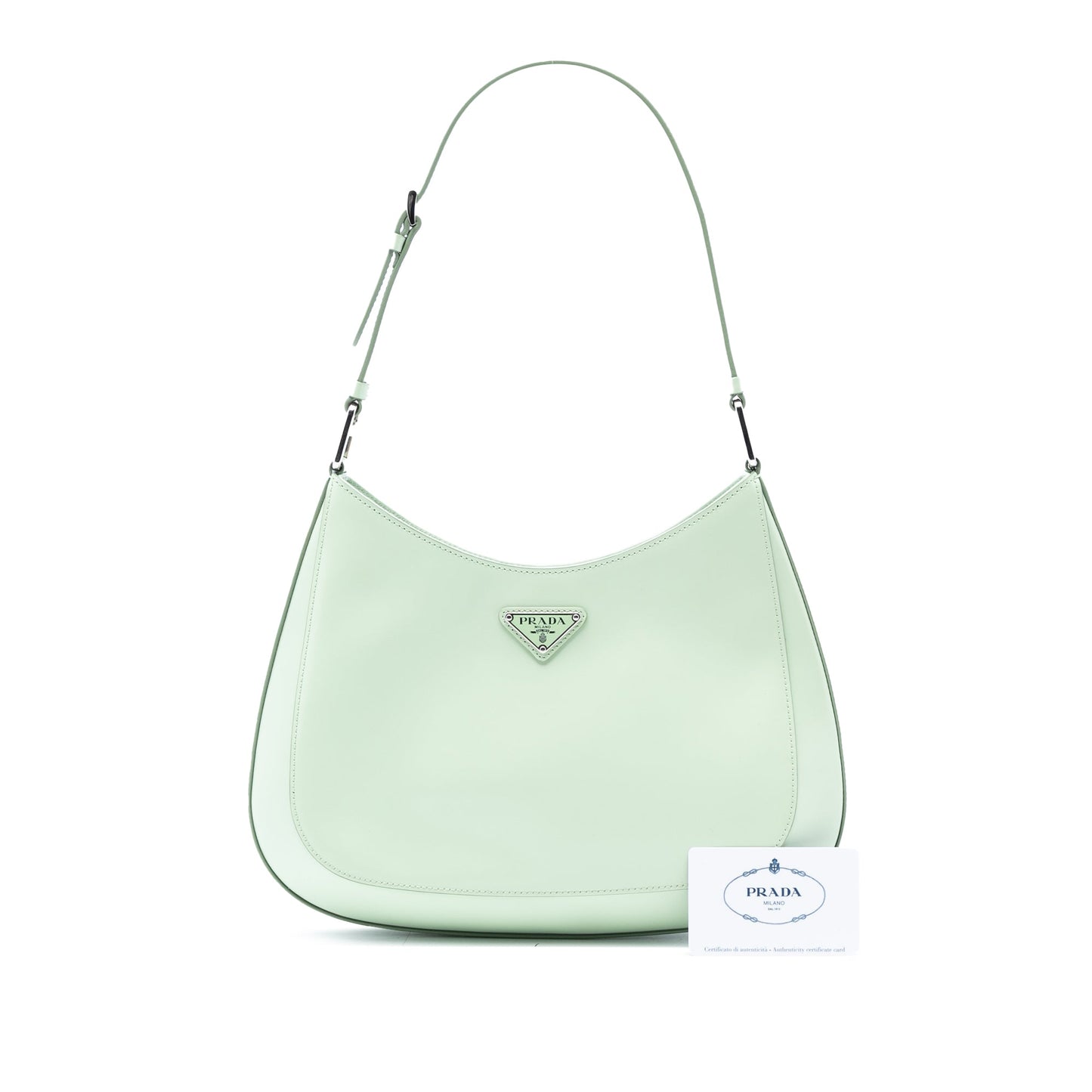 Prada Spazzolato Cleo Shoulder Bag