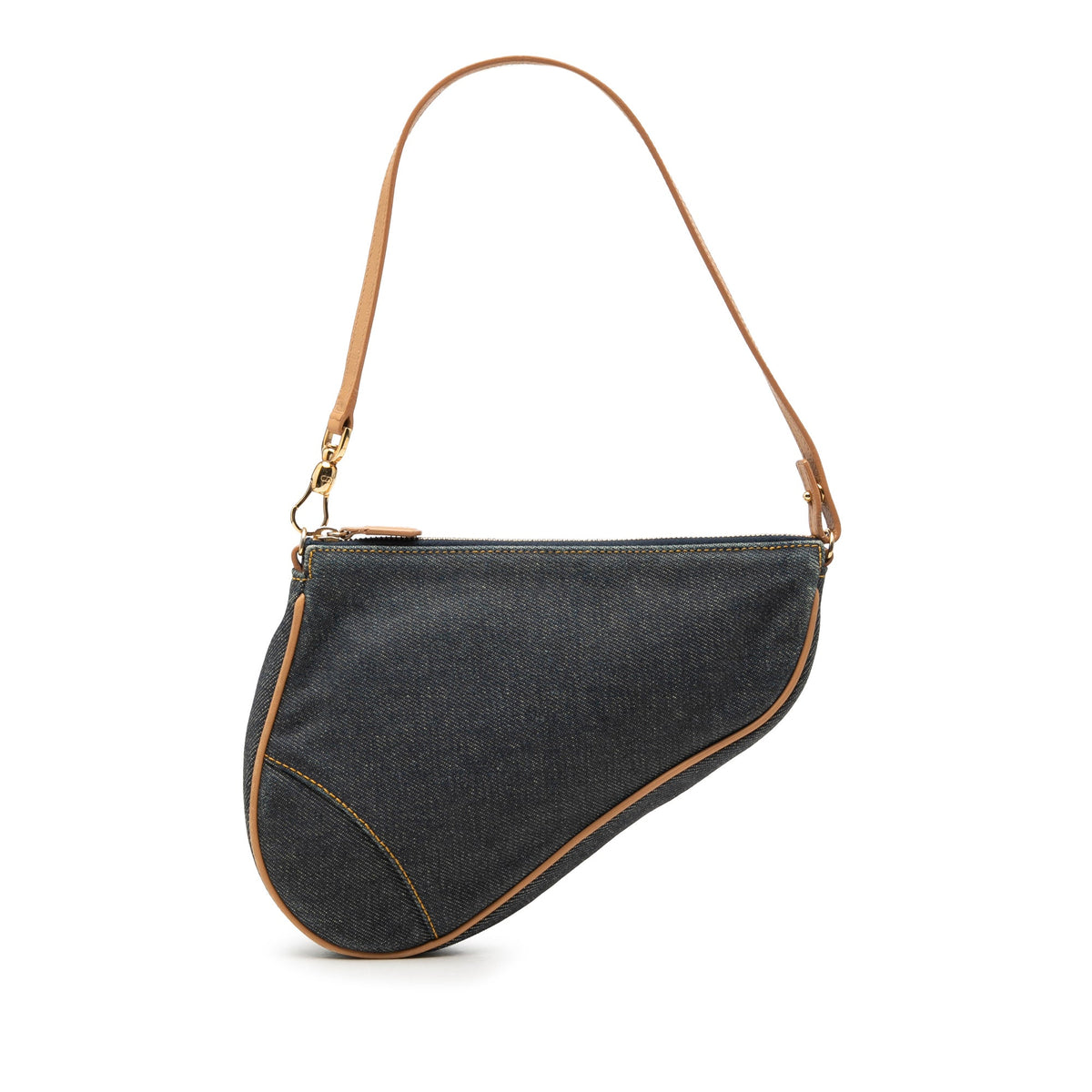 Dior Mini Denim Saddle Pochette