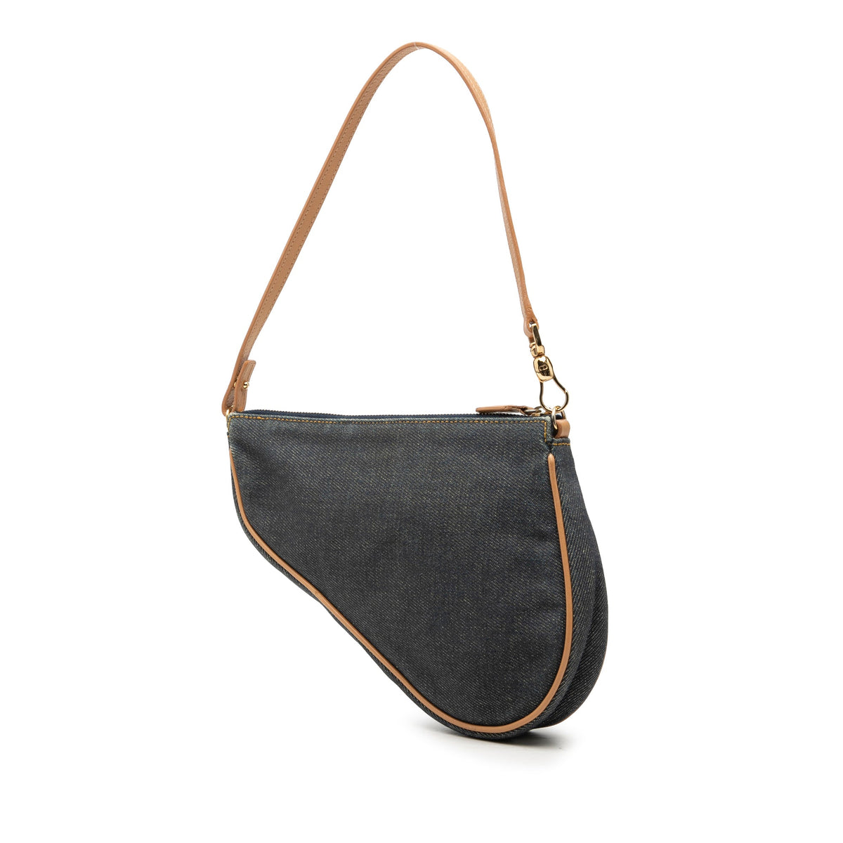 Dior Mini Denim Saddle Pochette