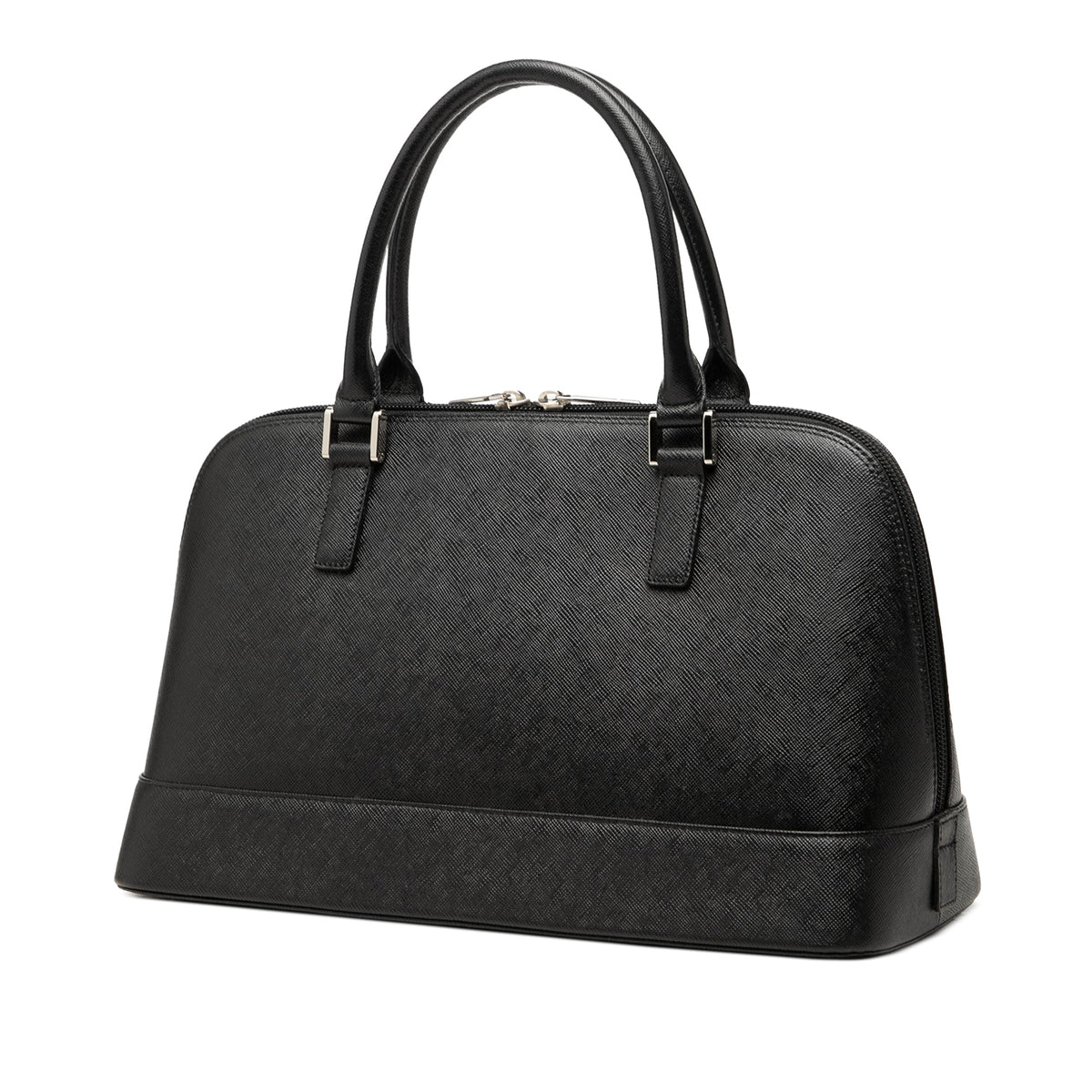 Burberry Calf Leather Handbag — Black
