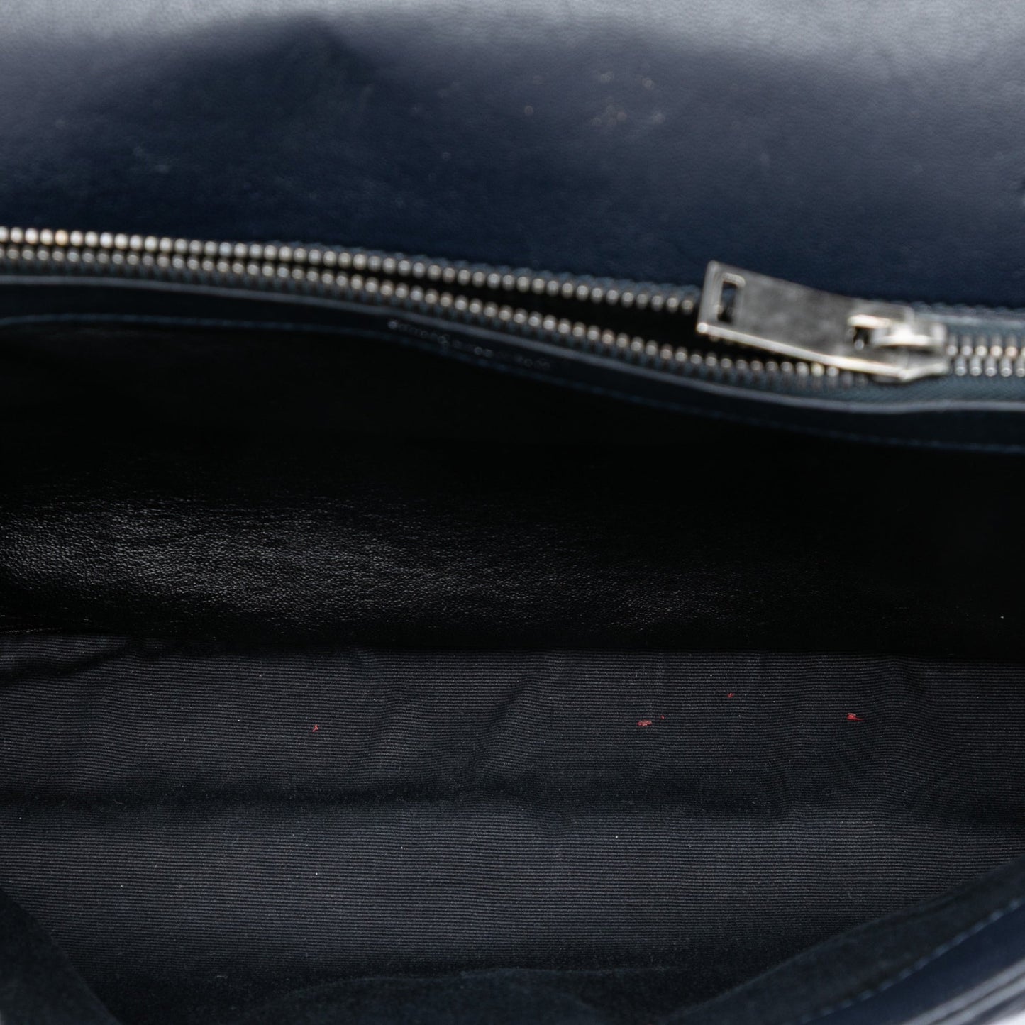 Saint Laurent Large Chevron Sheepskin Monogram College Satchel