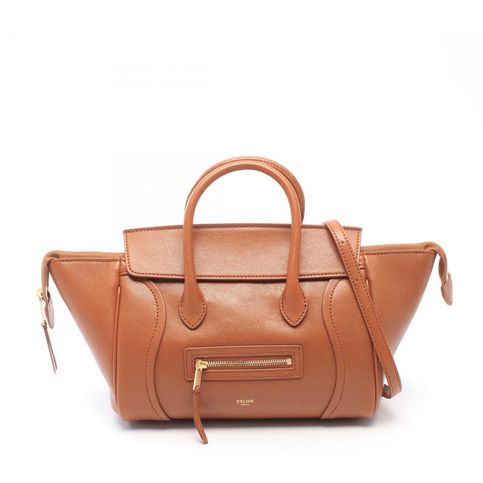 Celine Small Calfskin Little Luggage Top Handle Bag