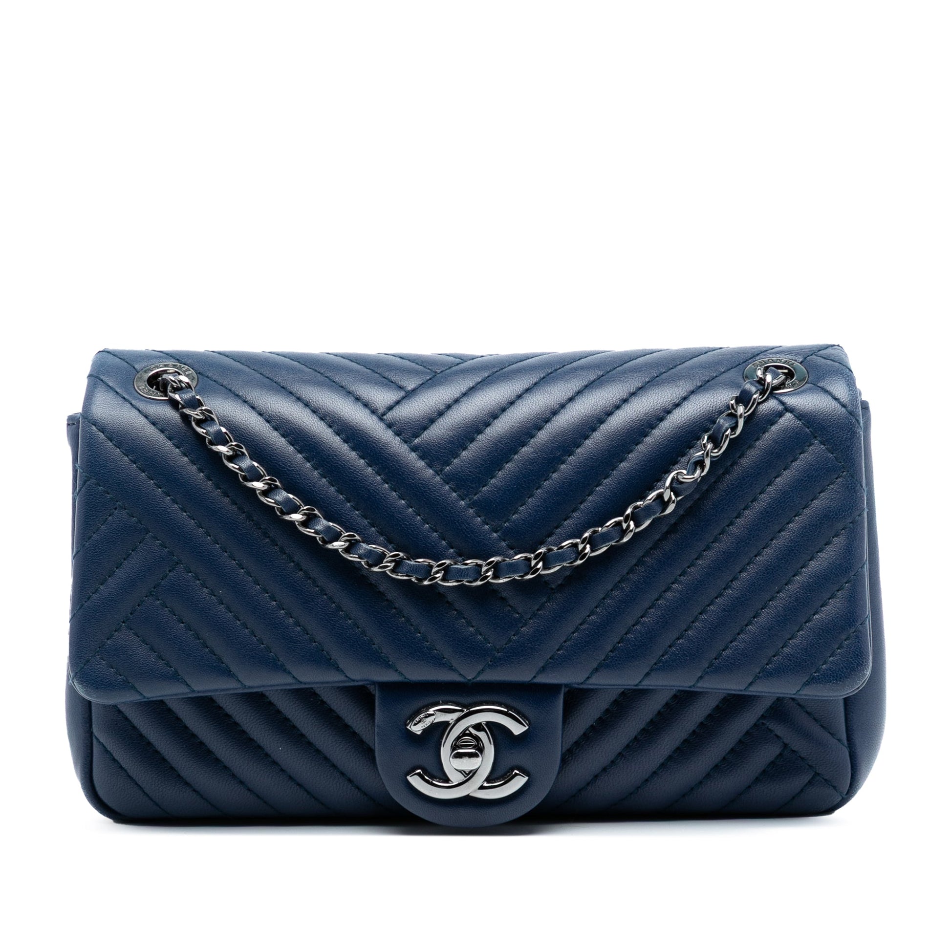 Chanel Small Lambskin CC Crossing Flap