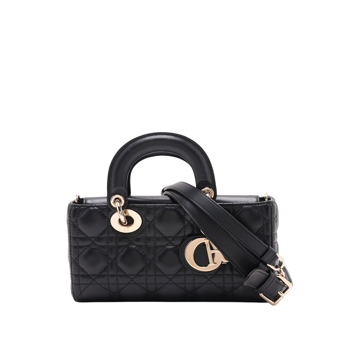 Dior Small Lambskin Cannage Lady D-Joy