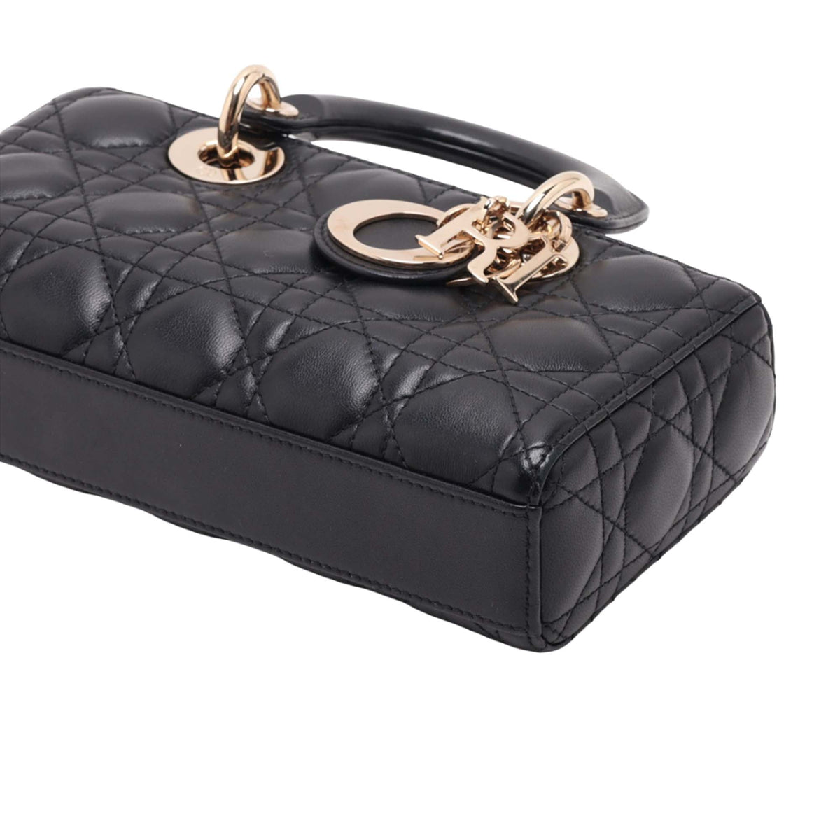 Dior Small Lambskin Cannage Lady D-Joy