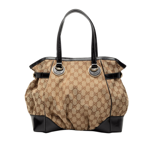 Gucci GG Canvas Full Moon Tote