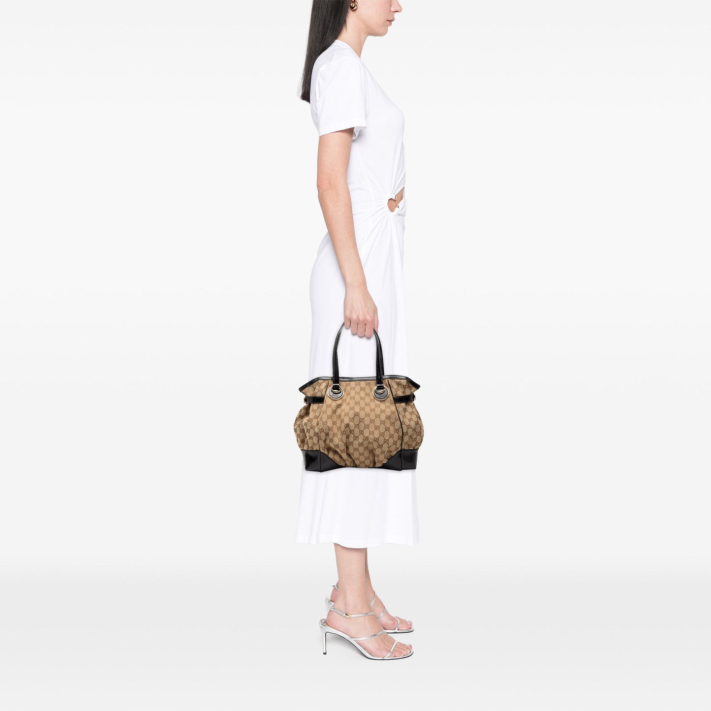 Gucci GG Canvas Full Moon Tote