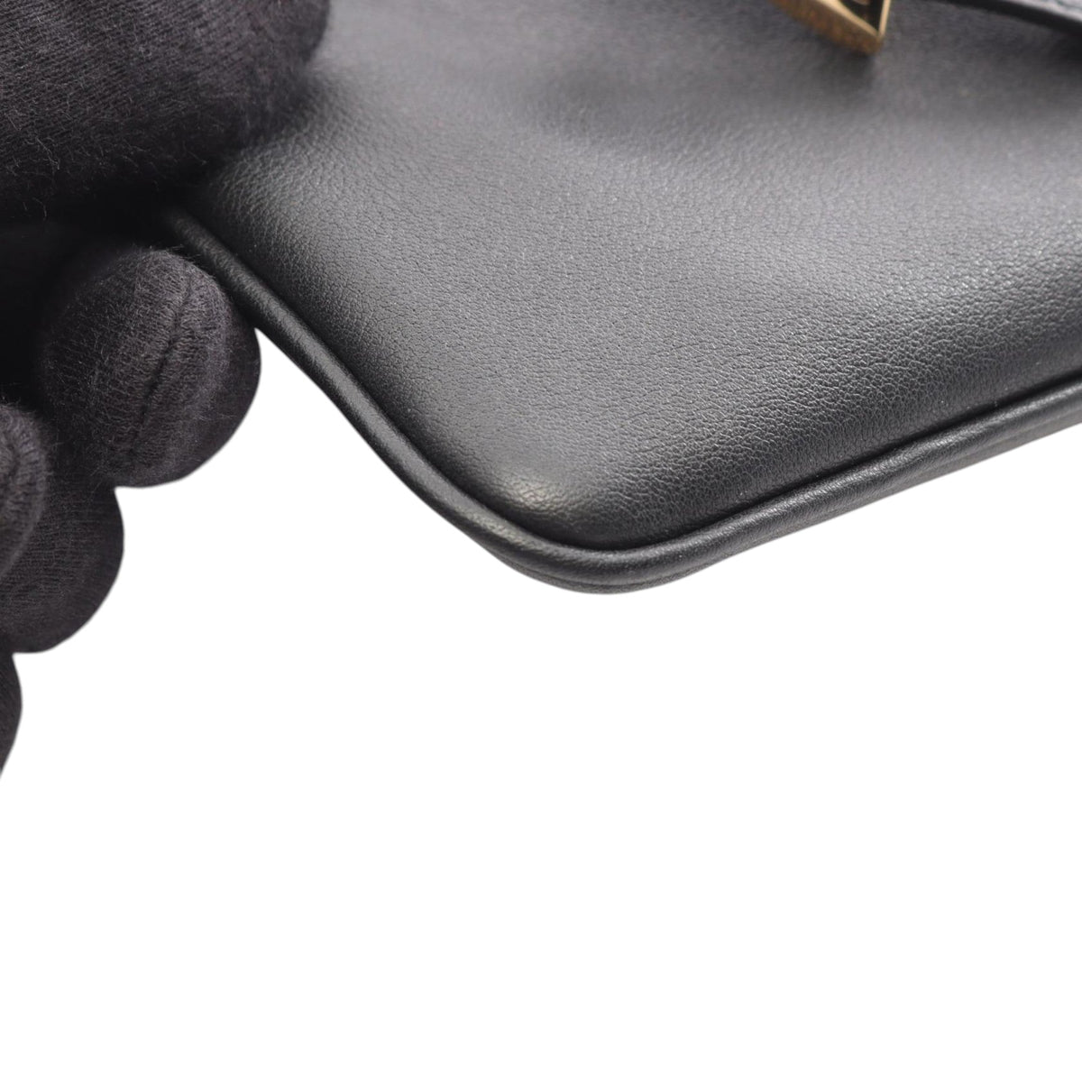 Prada Vitello Daino Crossbody — Black