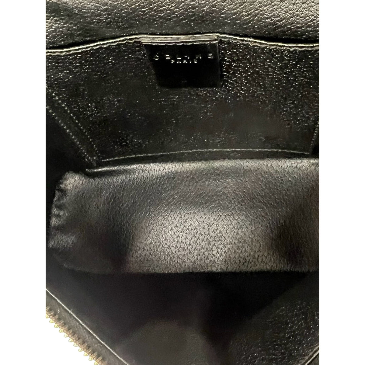 Celine Macadam Coated Canvas Vanity Bag — Brown