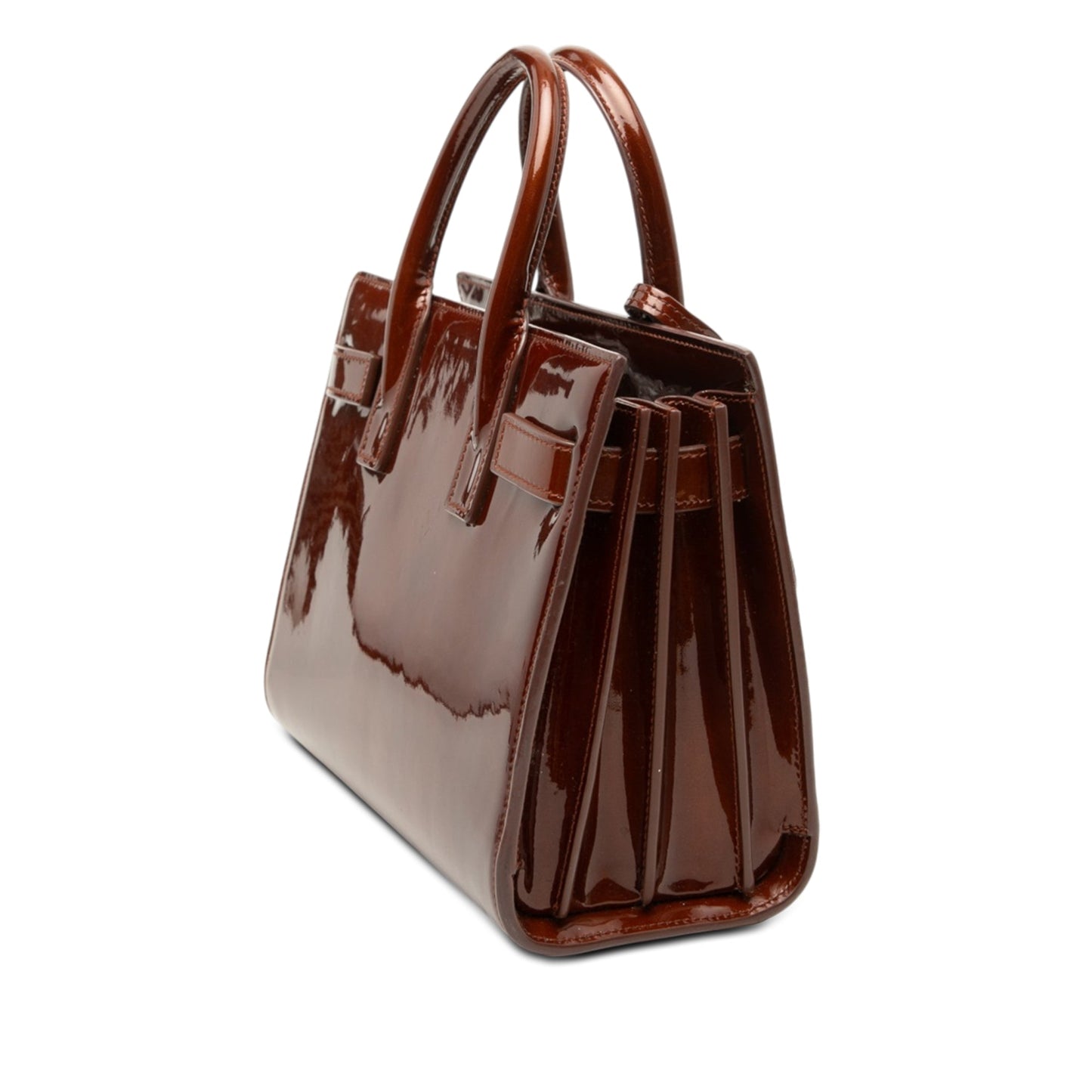 Saint Laurent Nano Patent Sac de Jour Satchel