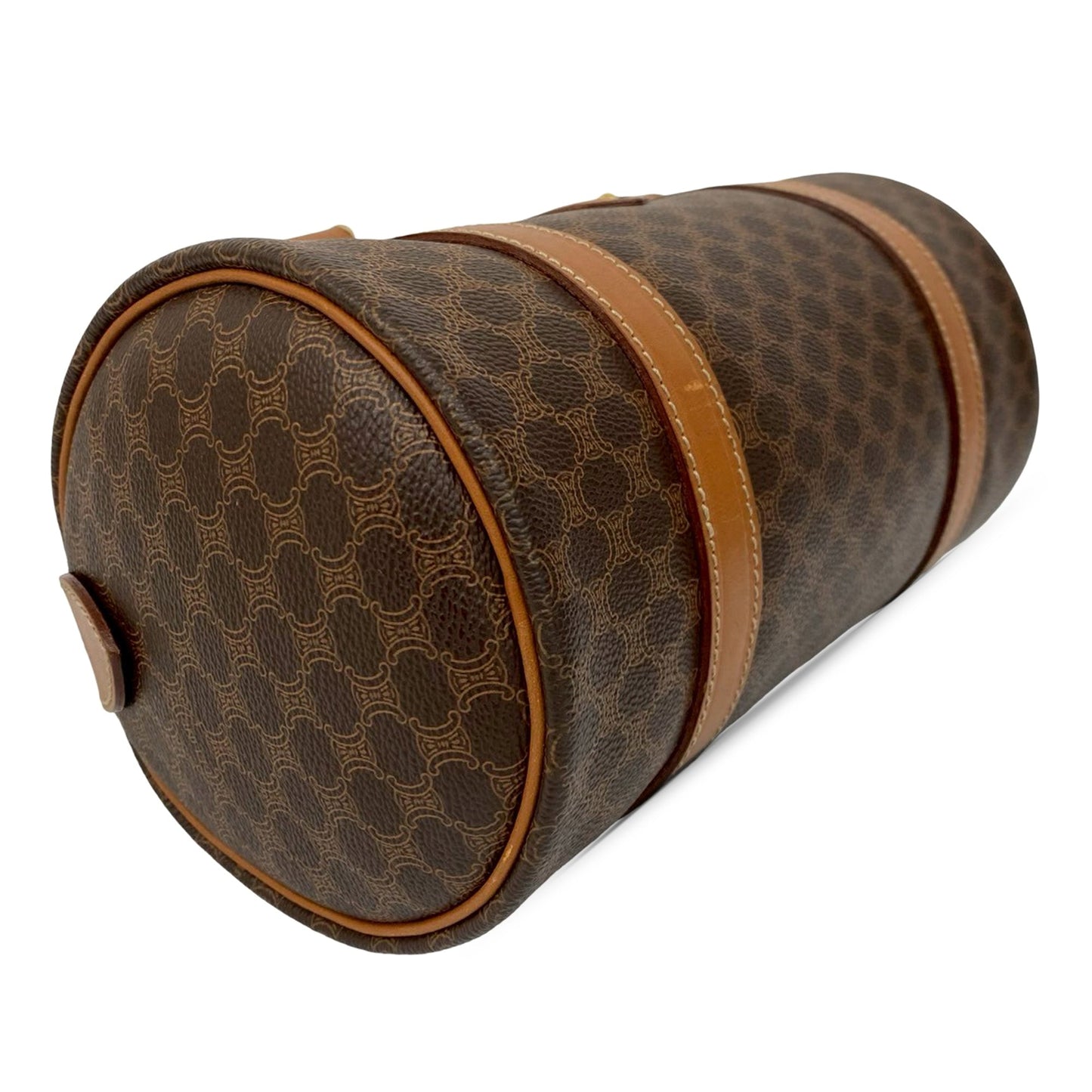 Celine Macadam Coated Canvas Boston Bag