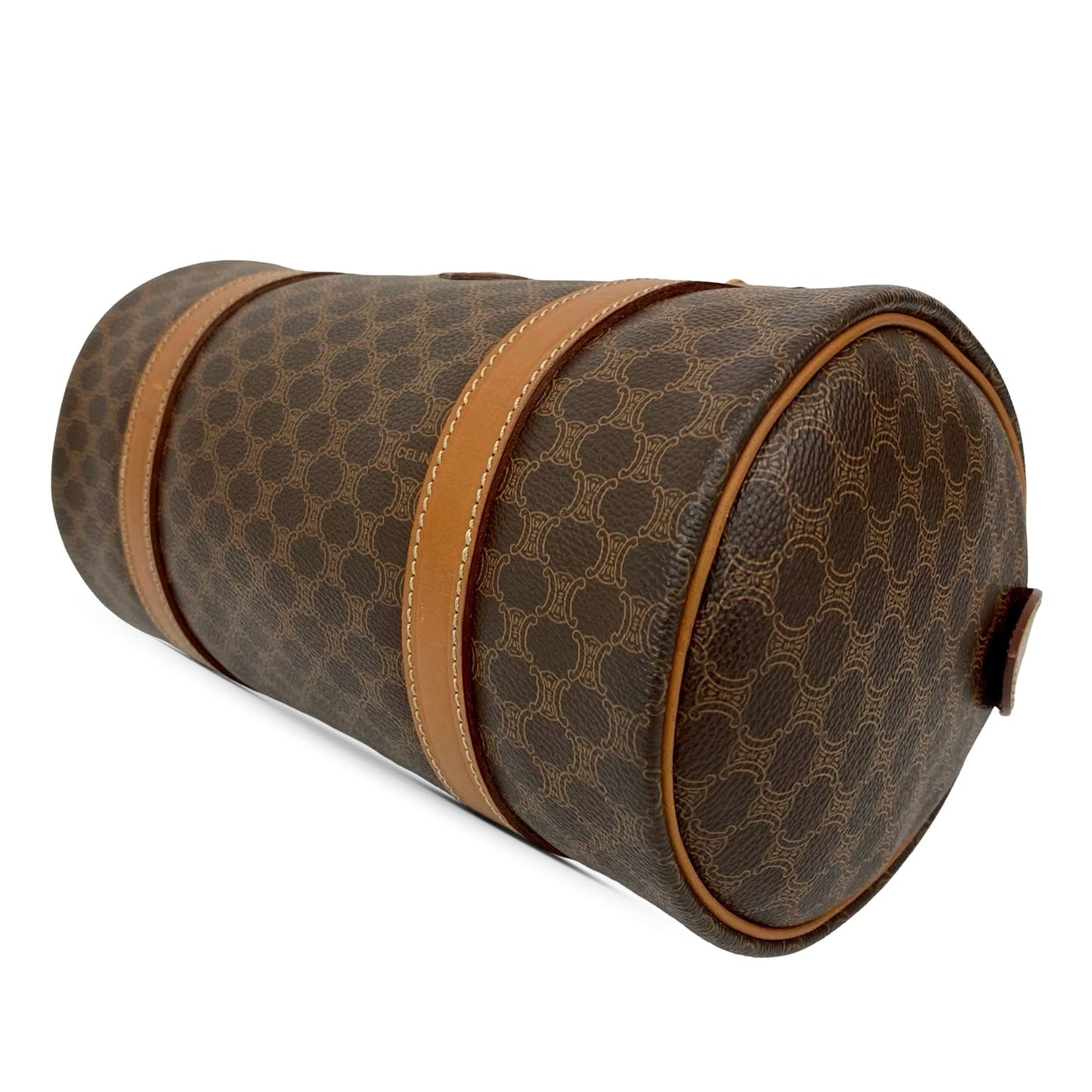 Celine Macadam Coated Canvas Boston Bag