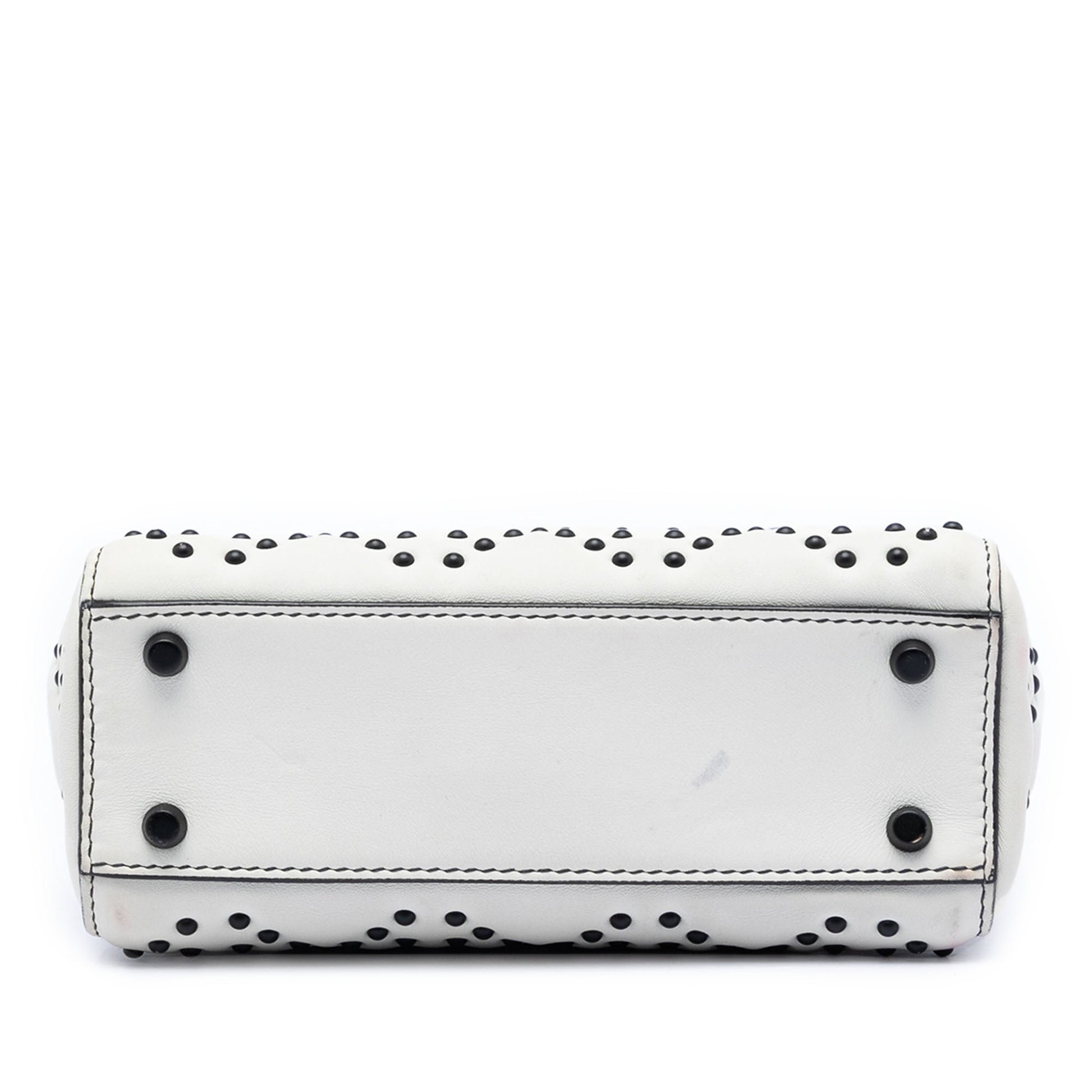 Dior Mini Ultra Matte Calfskin Cannage Studded Supple Lady Dior