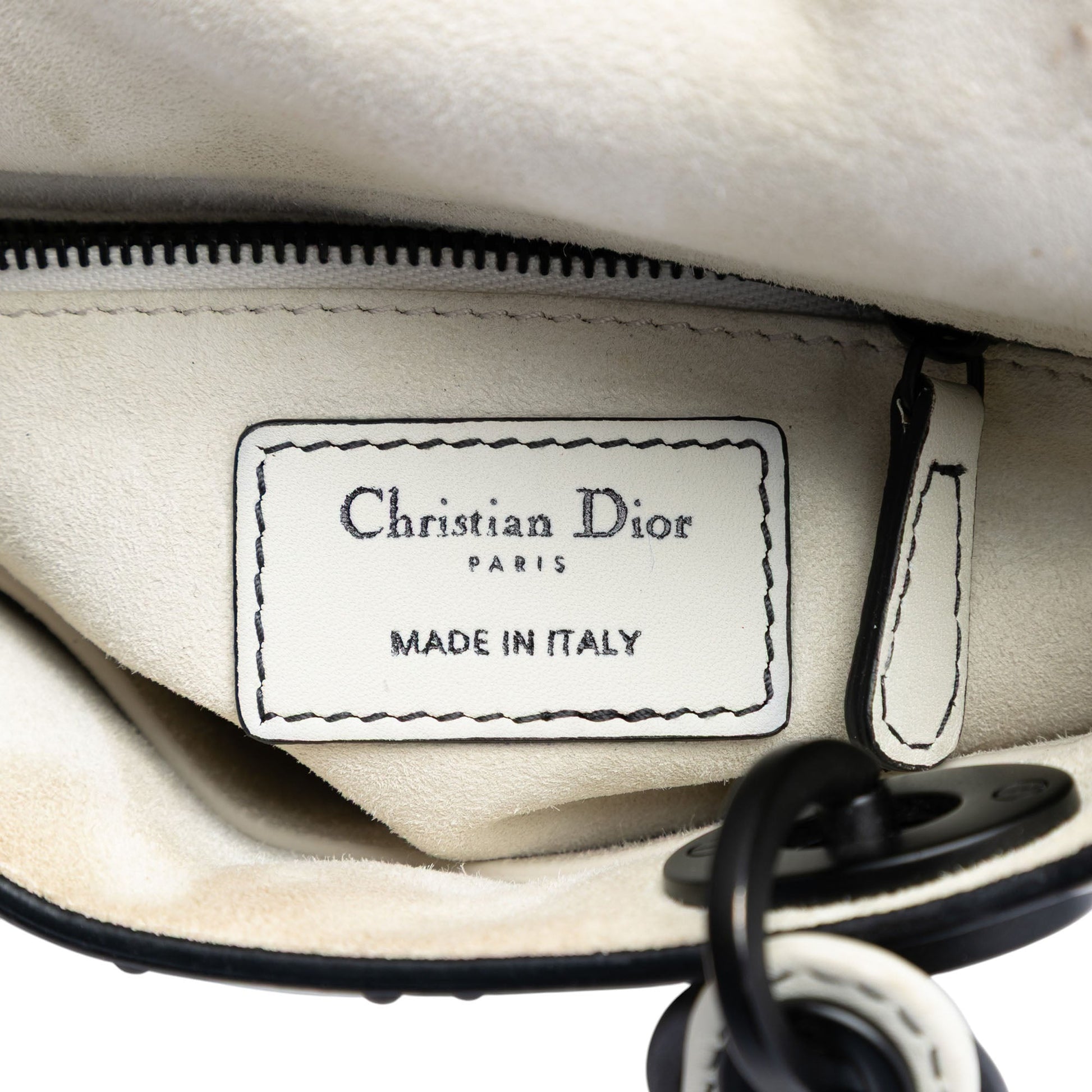 Mini Ultra Matte Calfskin Cannage Studded Supple Lady Dior