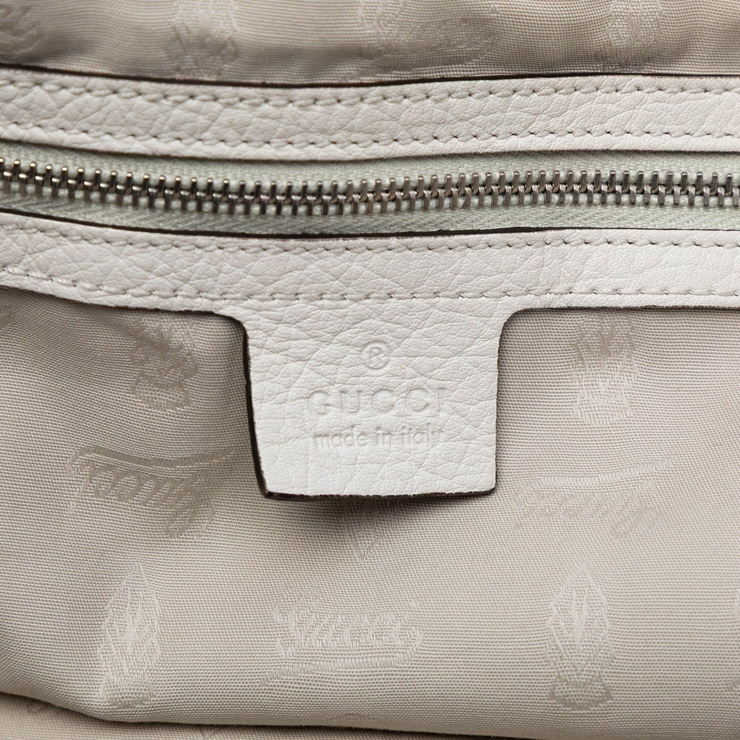 Medium Leather Bamboo Bar Tote