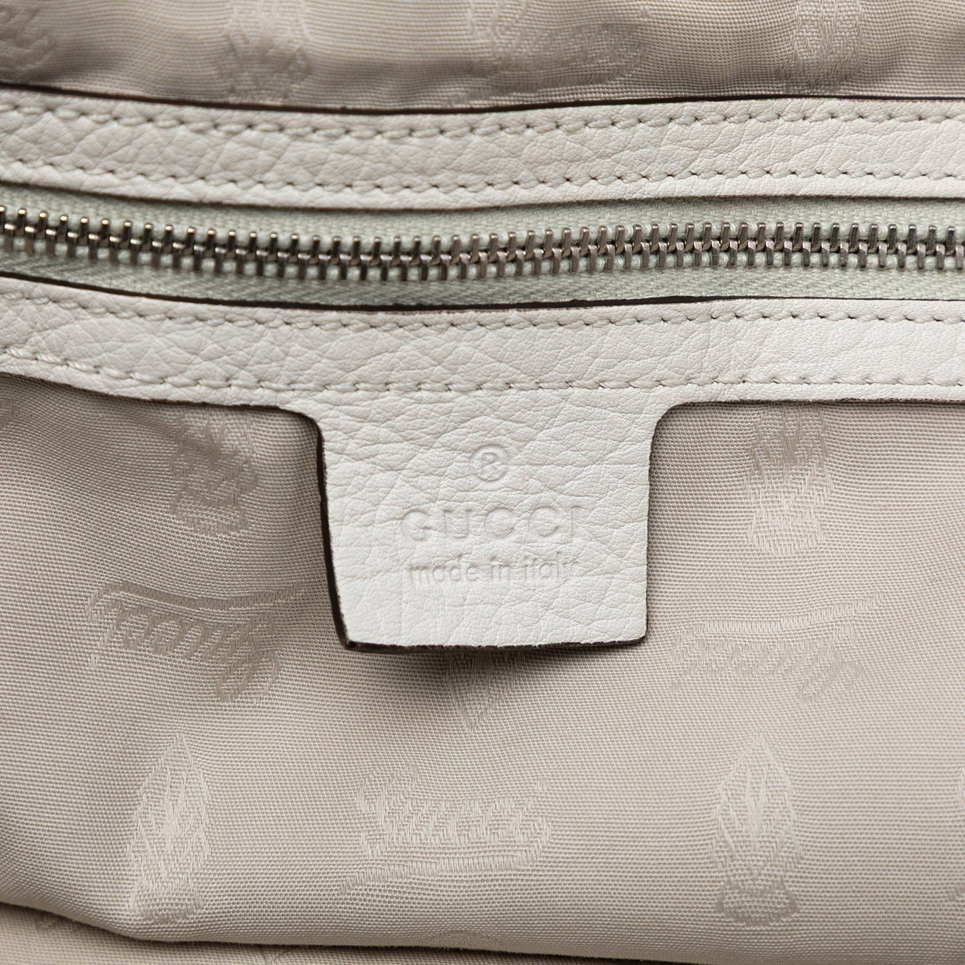 Medium Leather Bamboo Bar Tote