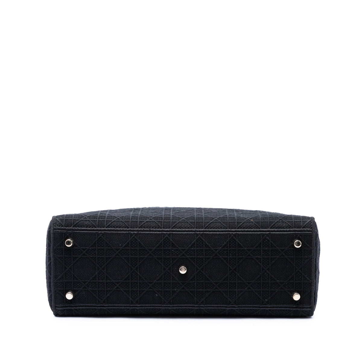 Dior Large Embroidered Canvas Cannage Lady D Lite