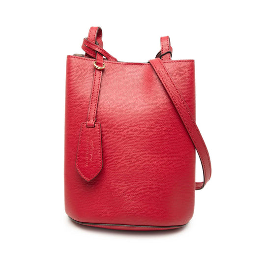 Burberry Grained Calfskin Lorne Bucket Bag