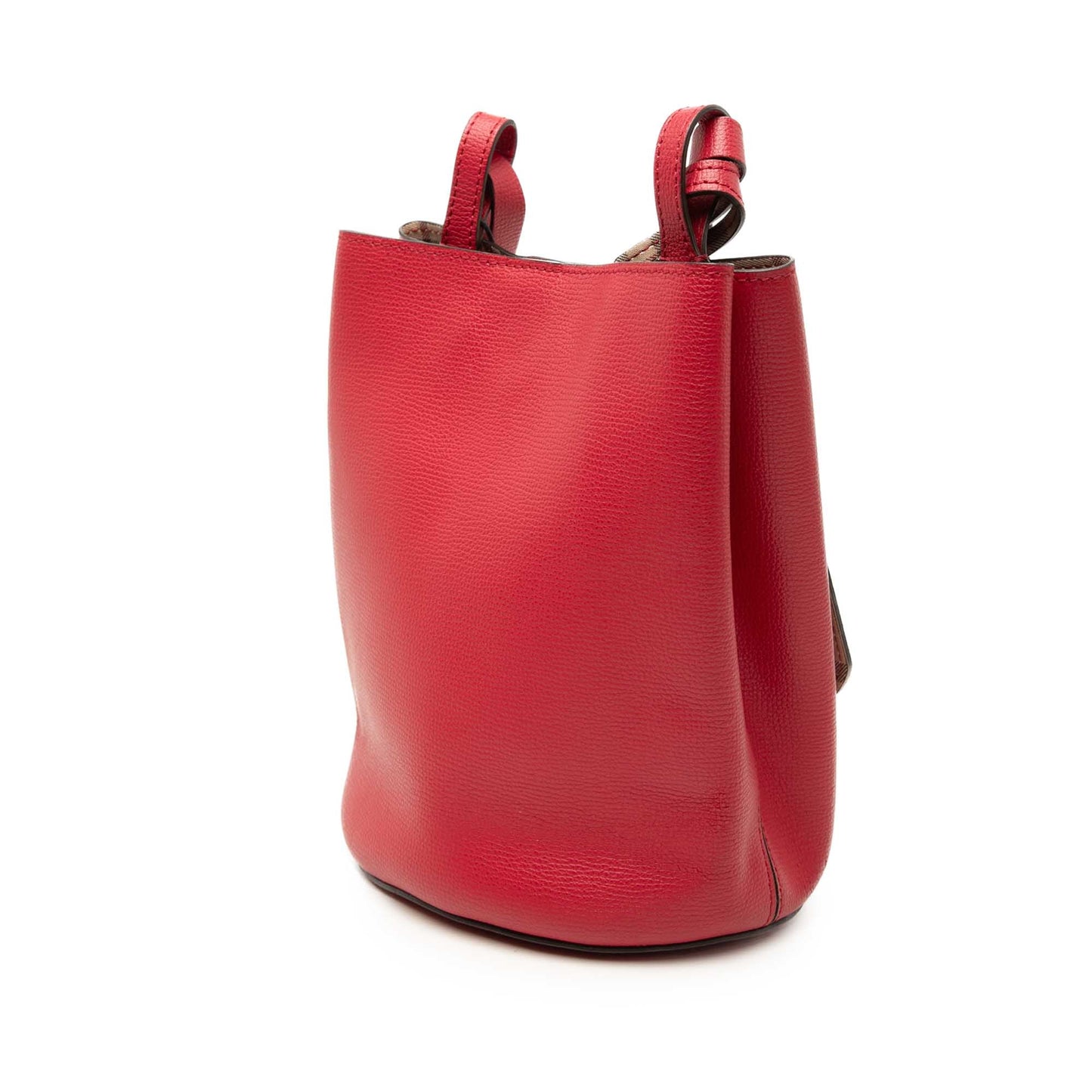 Burberry Grained Calfskin Lorne Bucket Bag