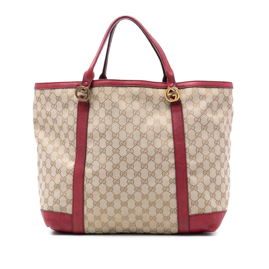 Gucci GG Canvas Twins Tote