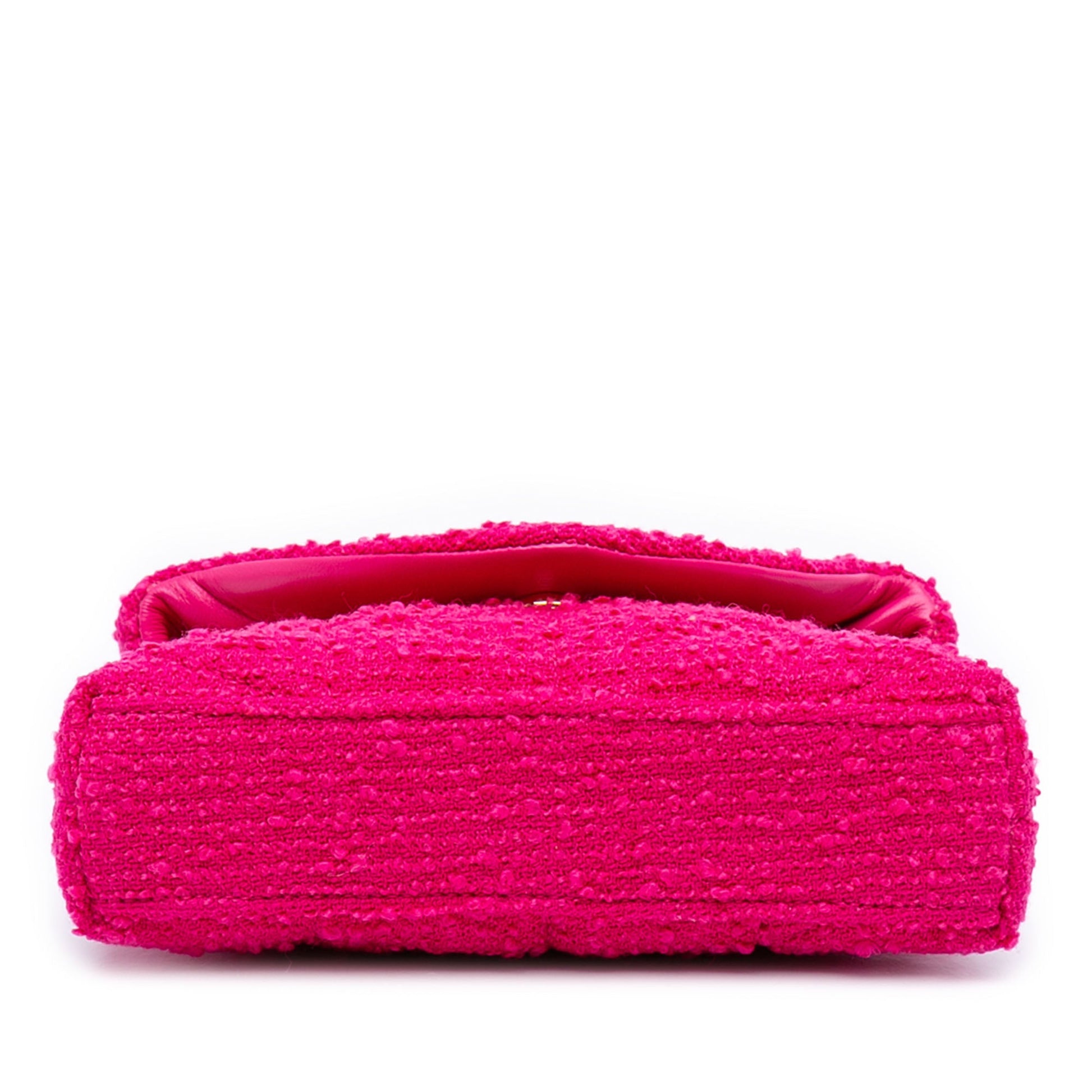 Saint Laurent Toy Matelasse Boucle Tweed Monogram LouLou Puffer Crossbody
